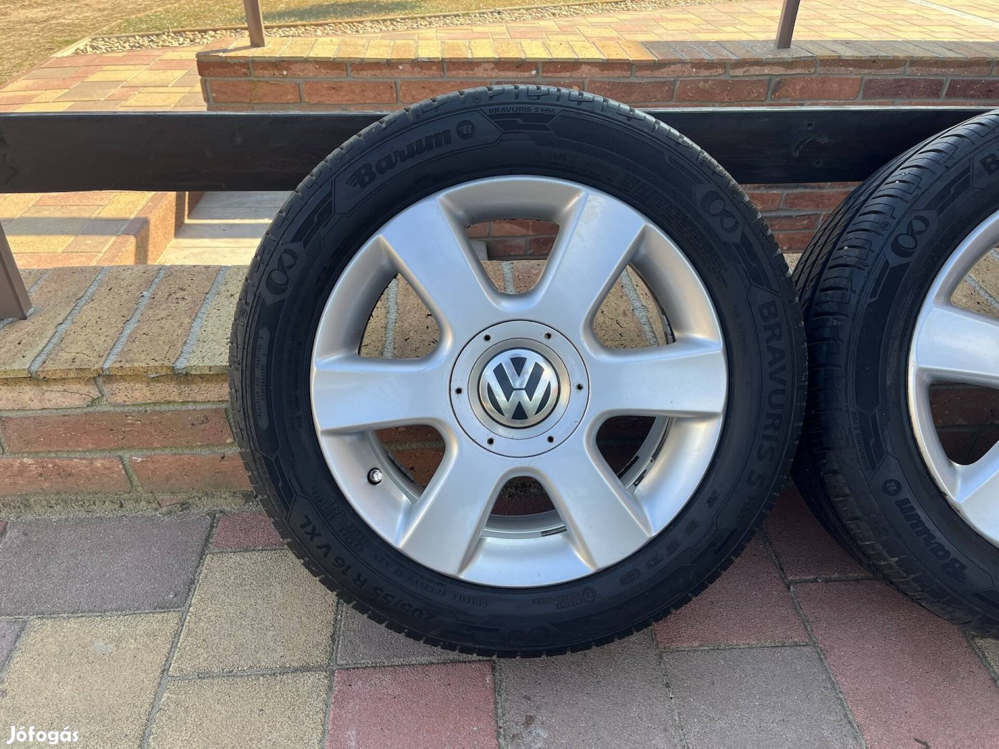 16" 5x112 VW Touran, Golf, Jetta stb alufelni szett új nyárigumikkal!