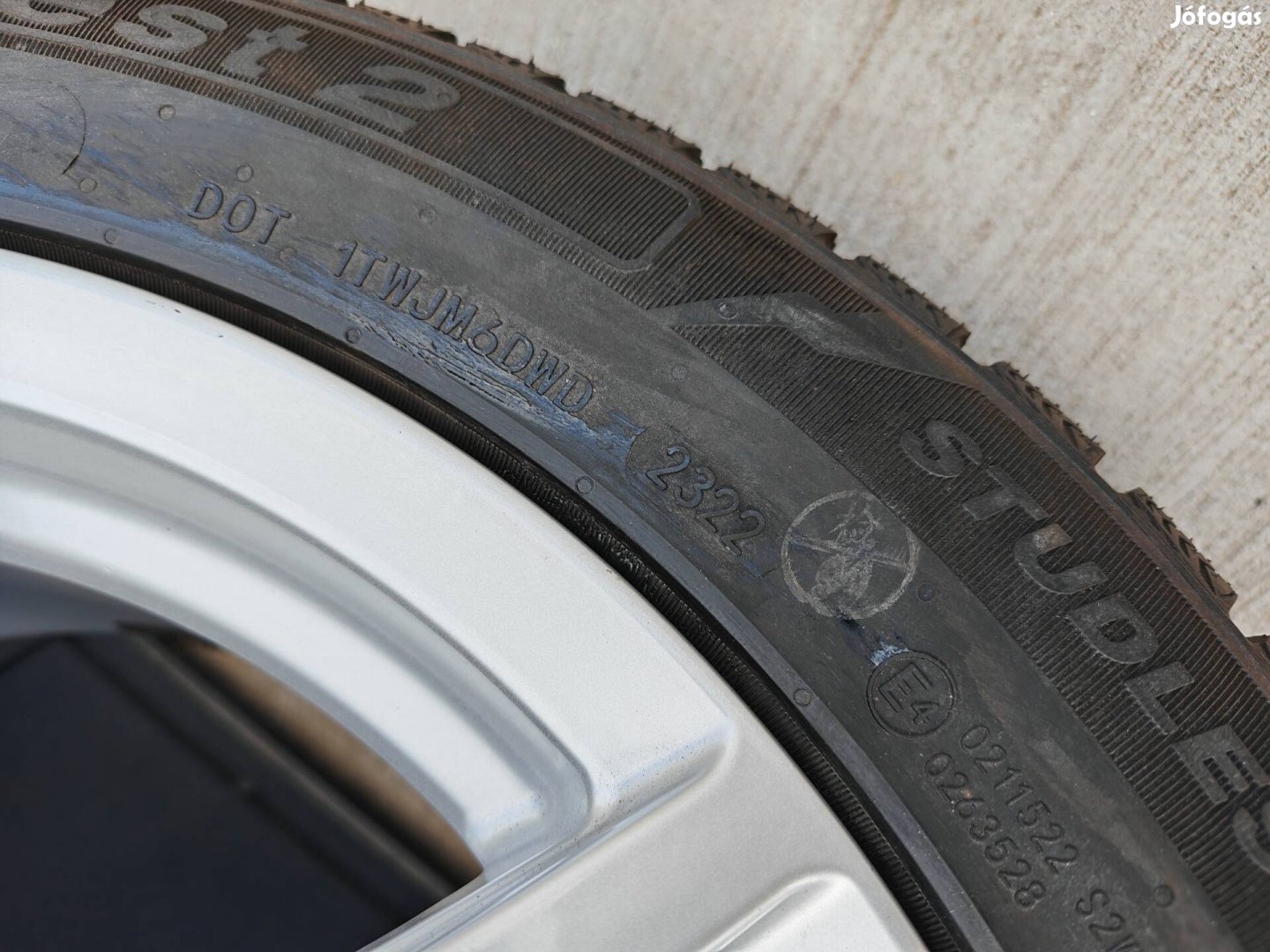 16" 5x112 VW, Audi, Seat, Skoda alufelni szett új téligumikkal!