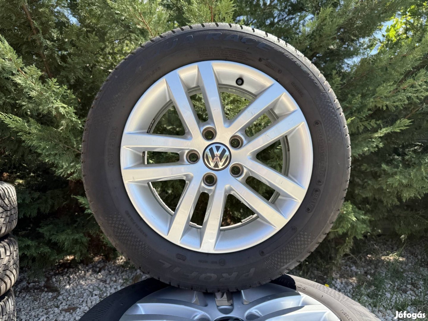 16" 5x112 VW gyári alufelni nyári gumival