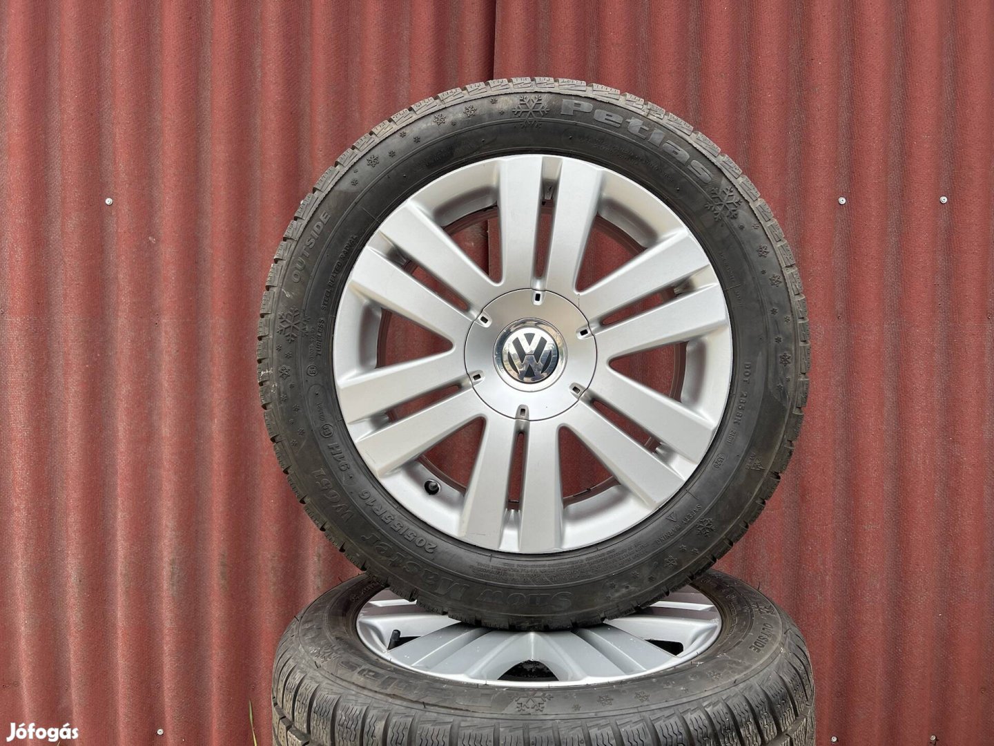 16" 5x112 gyári VW alufelni téligumikkal!