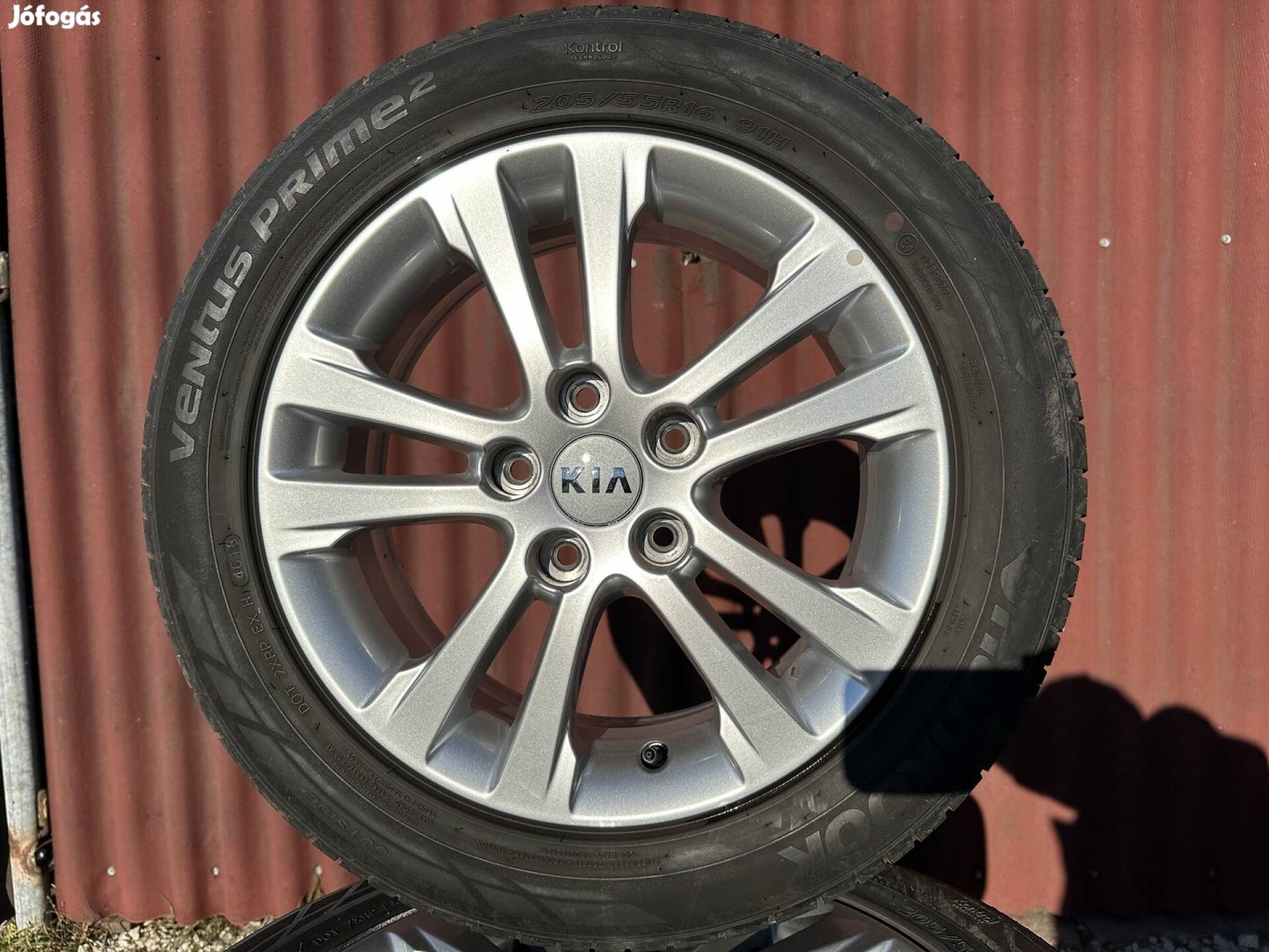 16" 5x114,3 Kia gyári alufelni nyári gumival