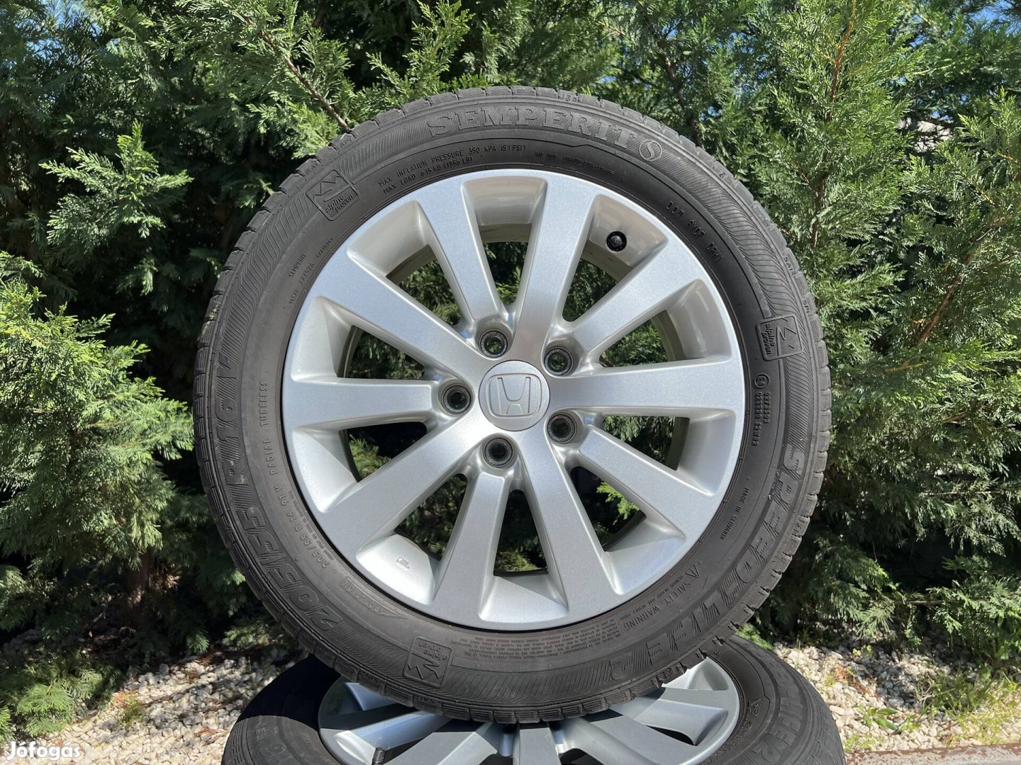 16" 5x114.3 gyári Honda alufelni nyárigumikkal!