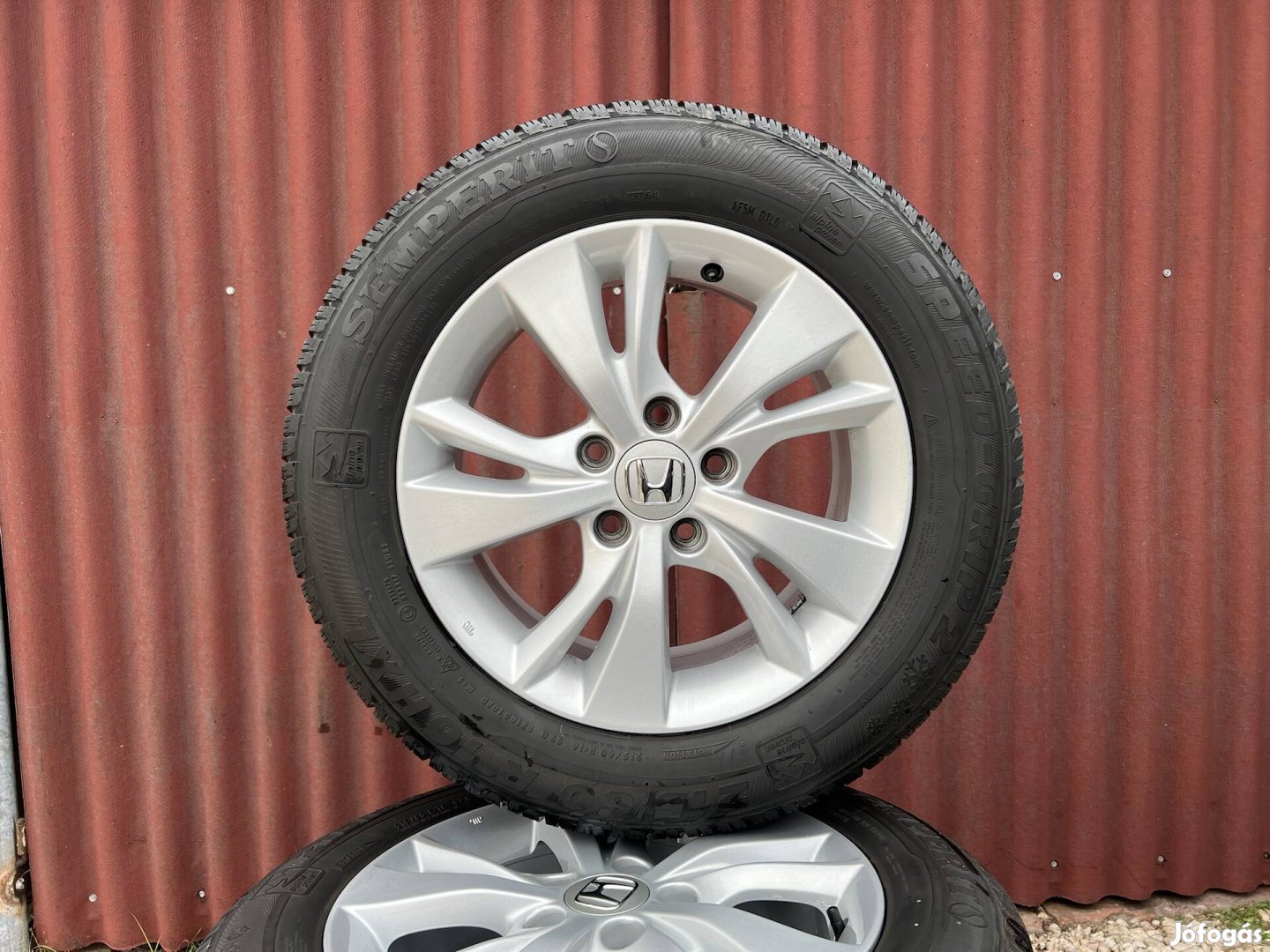 16" 5x114.3 gyári Honda alufelni téligumikkal!