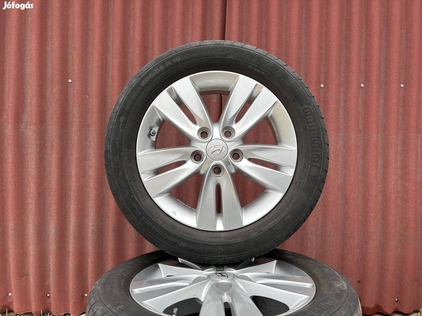 16" 5x114.3 gyári Hyundai/Kia alufelni nyárigumikkal!