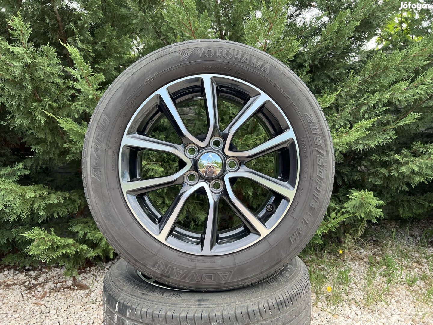 16" 5x114.3 gyári Mitsubishi alufelni nyárigumikkal!