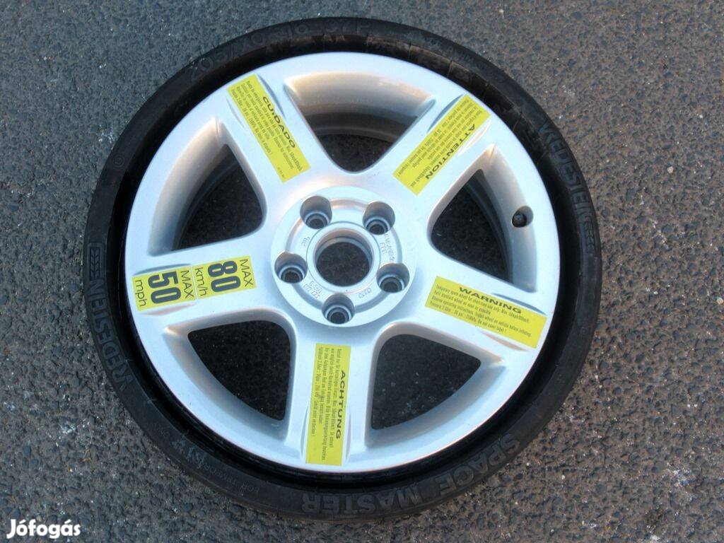 16" Audi gyári alakváltó pótkerék mankókerék pót kerék 5x112 vw skoda