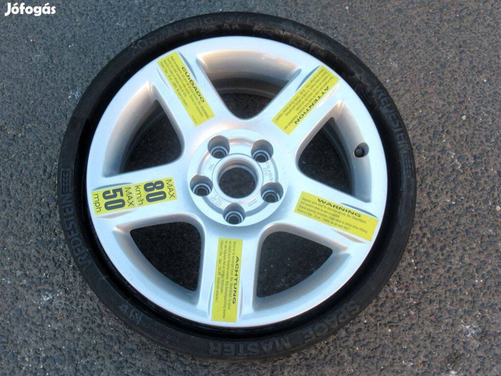 16" Audi gyári alakváltó pótkerék mankókerék pót kerék 5x112 vw skoda