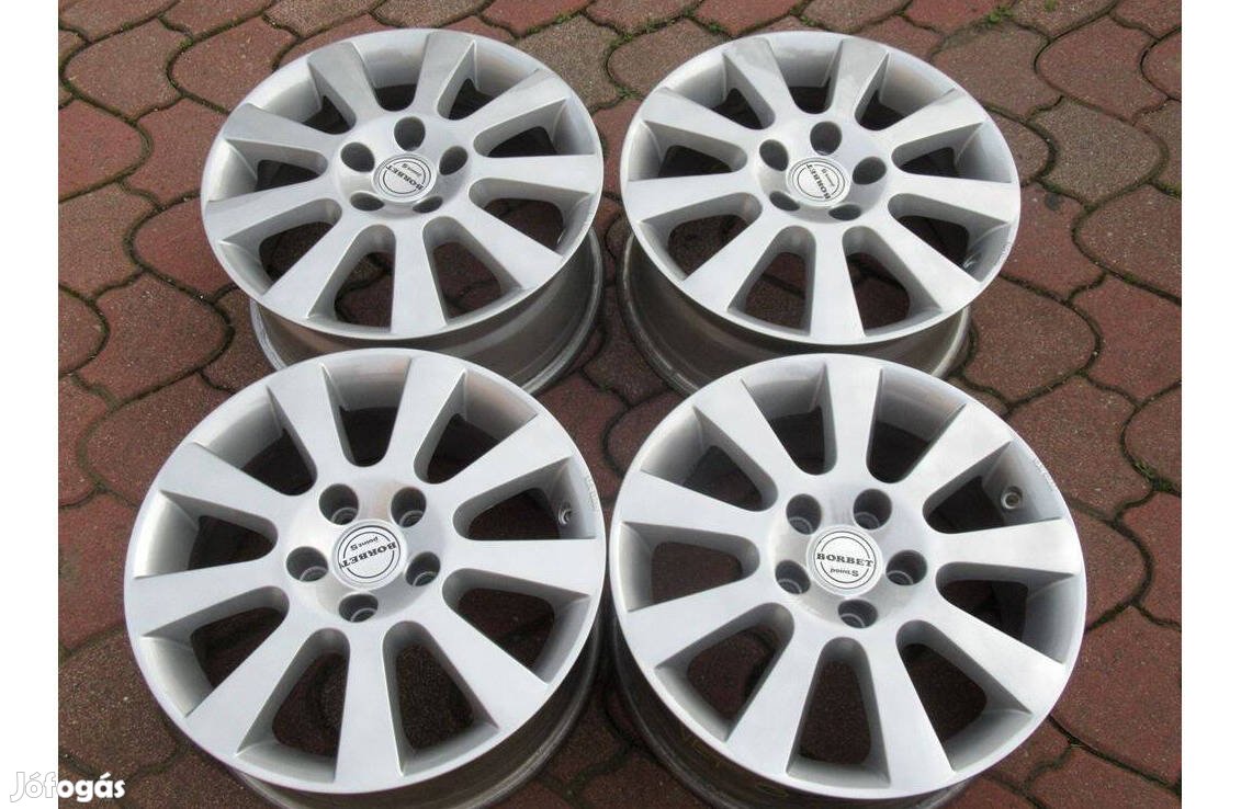 16" Borbet felújított alufelni 5x112 Vw Seat Skoda Audi felni