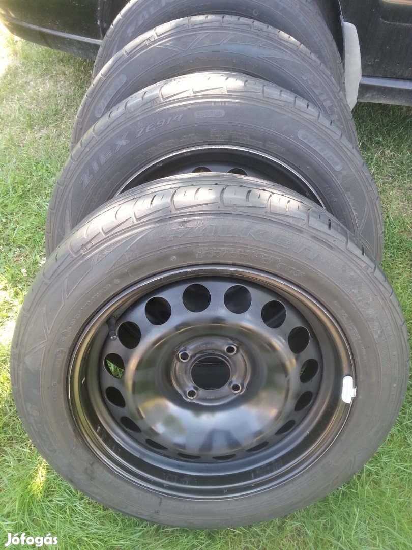 16" Citroen/Peugeot lemezfelni nyári gumival