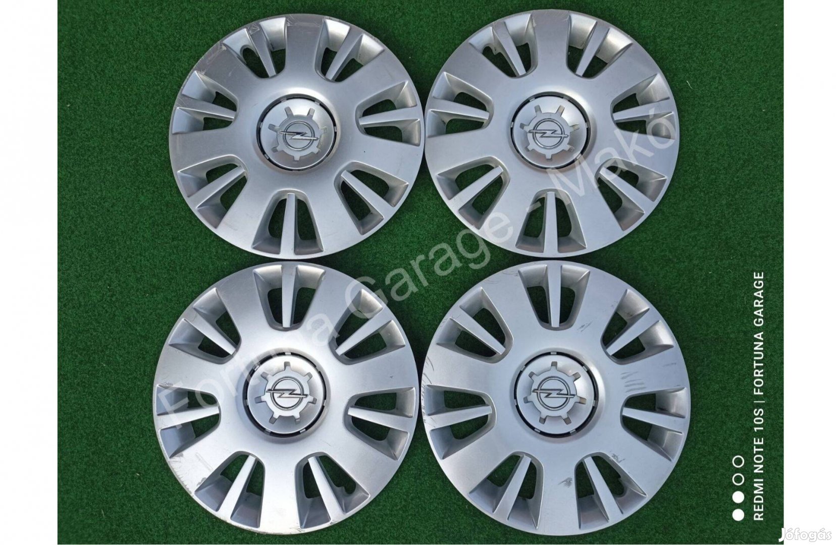 16" Opel használt dísztárcsa garnitúra (122)
