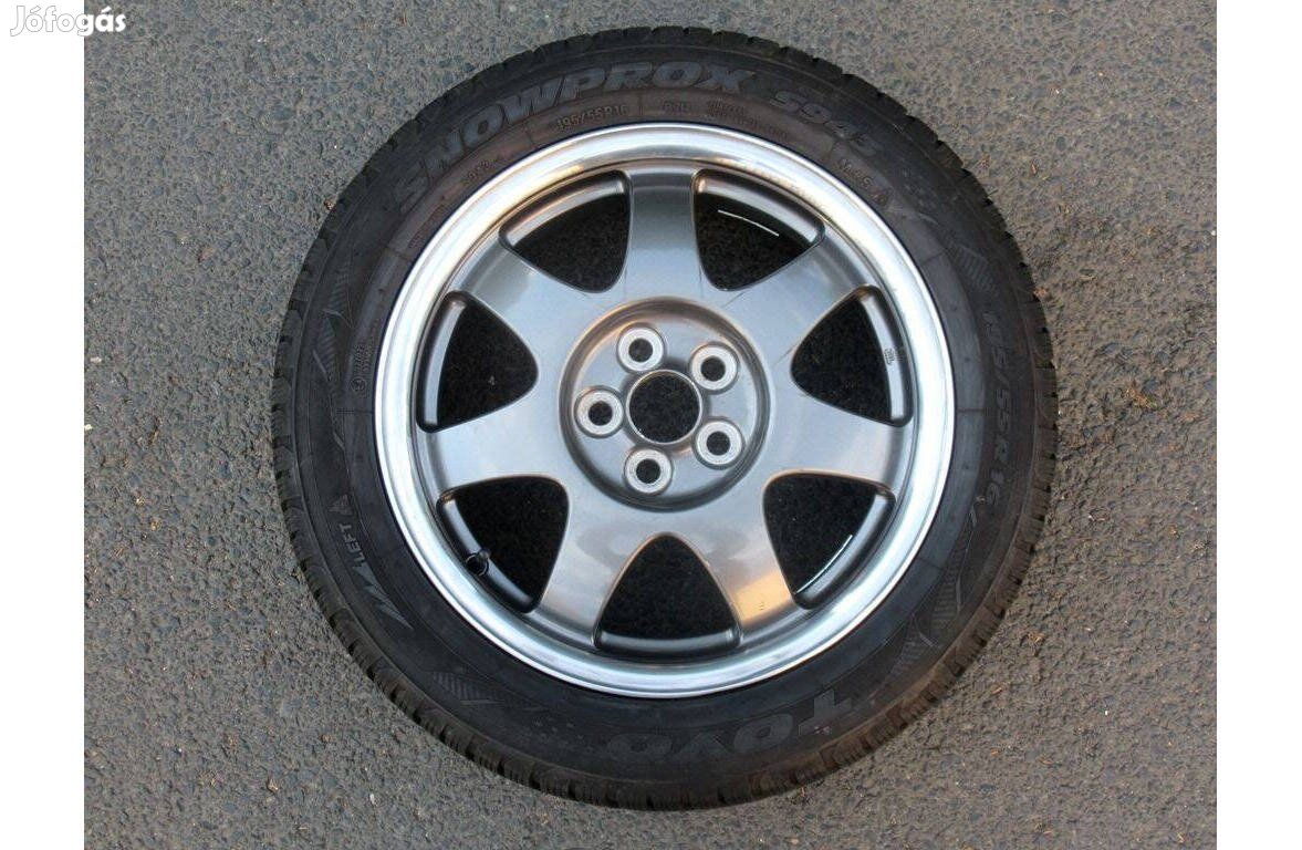 16" Prius pótkerék 5x100 Toyota alufelni 195/65R16 téligumi pót kerék