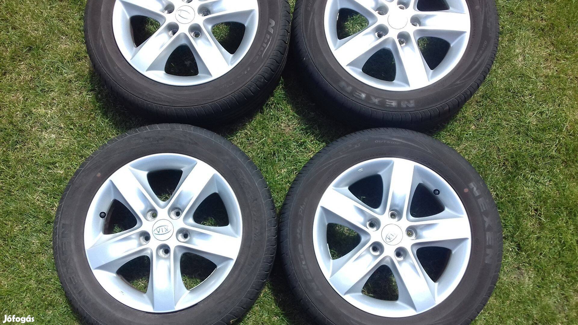 16 " 5x114,3 gyári Kia alufelni nyári gumi Hyundai Mazda Suzuki stb