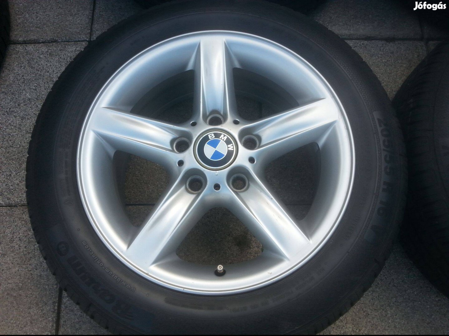 16" gyári BMW újszerű alufelni nyári gumival