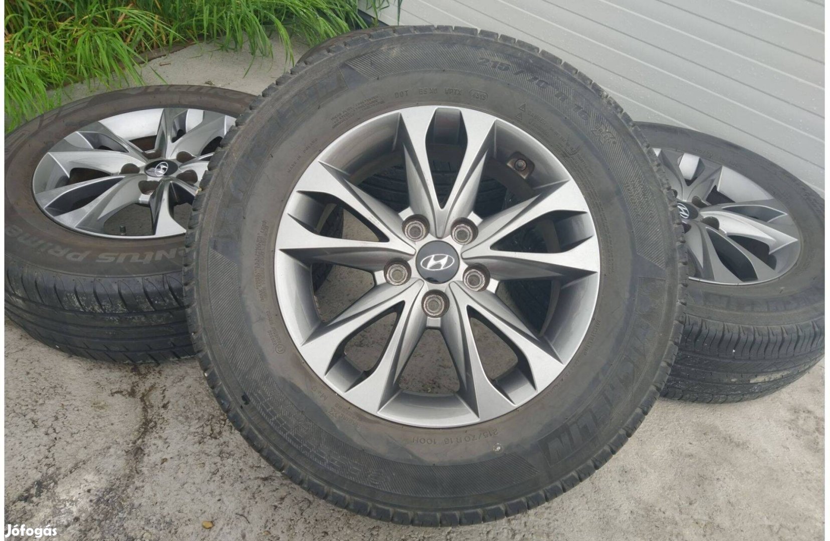 16" gyári Hyundai IX35, Tucson alufelni 5x114,3 Tpms szenzorokkal