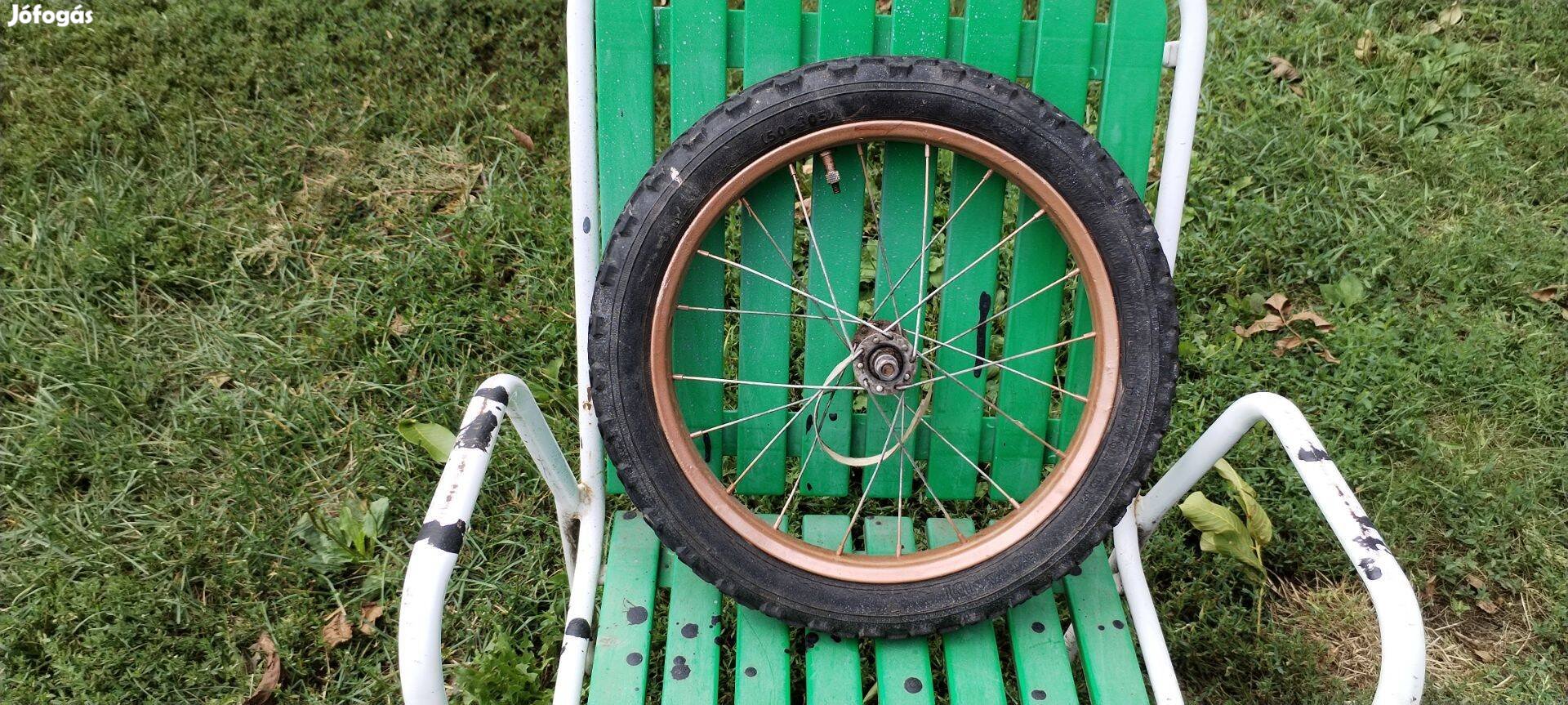 16"-os első kerékpár-bicikli komplet kerék