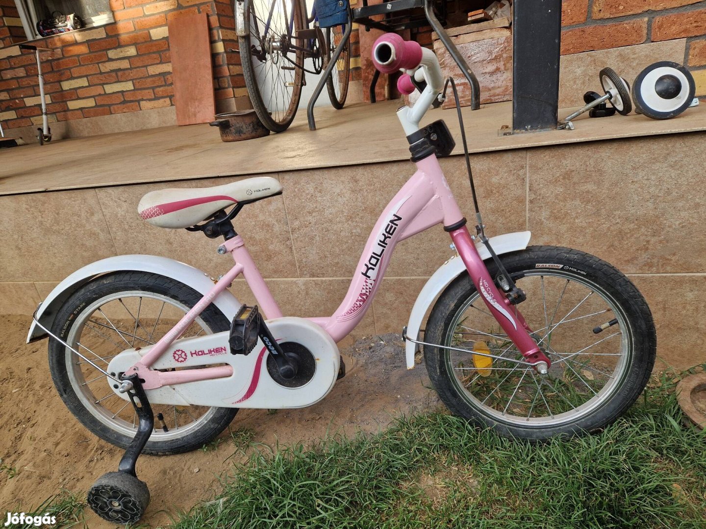 16"-os kislány bicikli, kerékpár