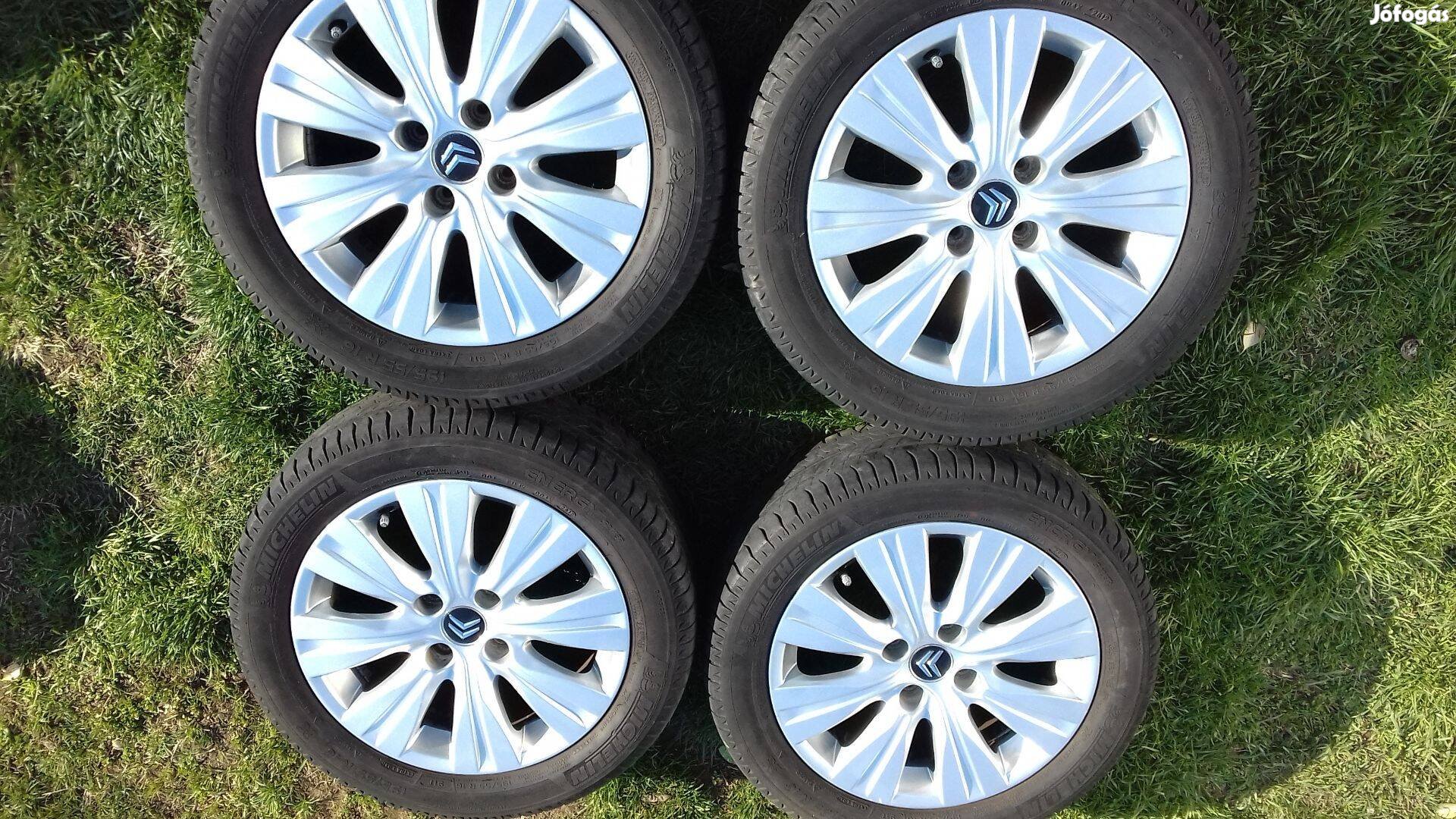 16 col 4x108 gyári Citroen alufelni garnitúra / Peugeot