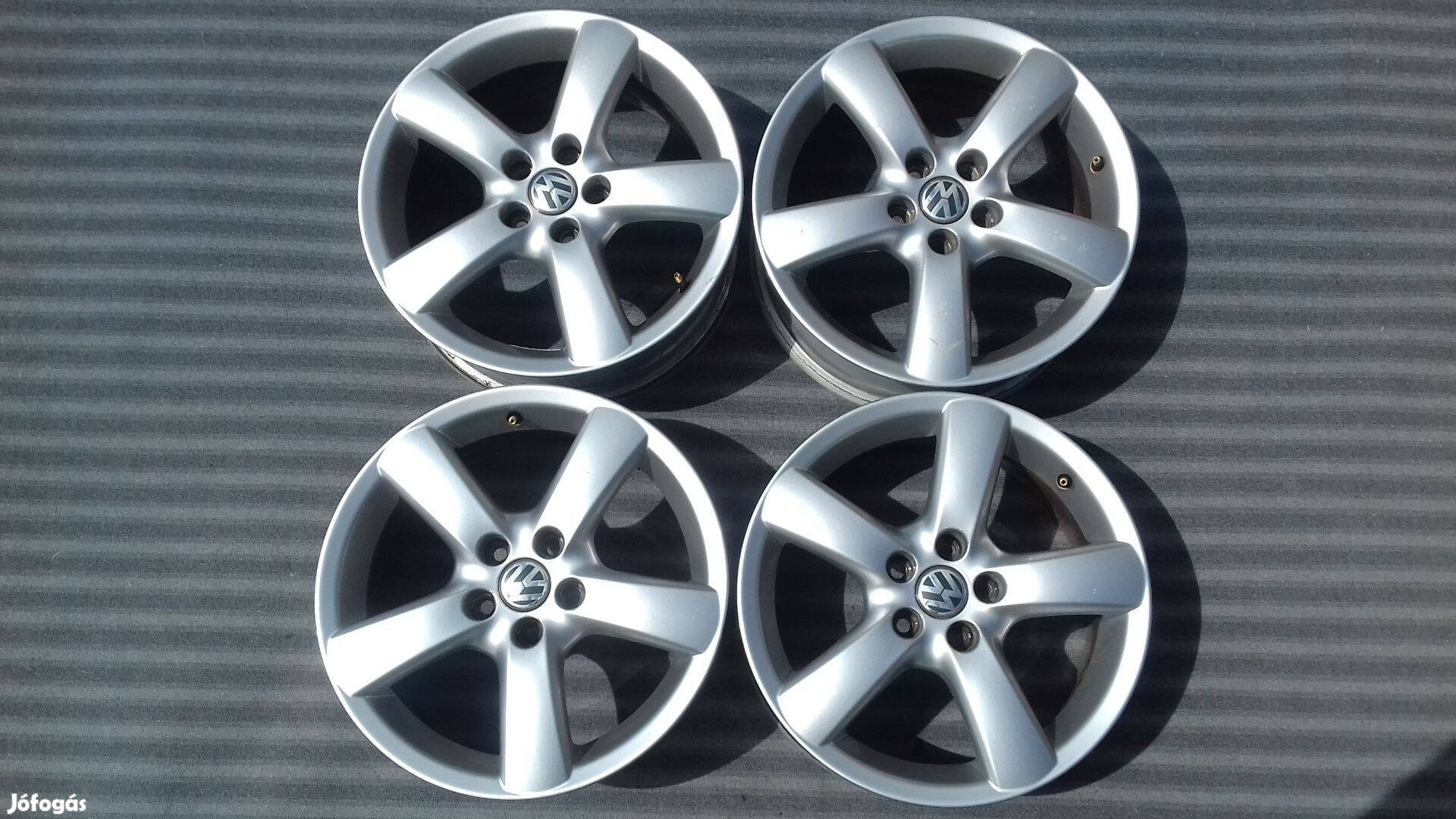 16 col 5x100 gyári Vw alufelni garnitúra / Skoda Seat