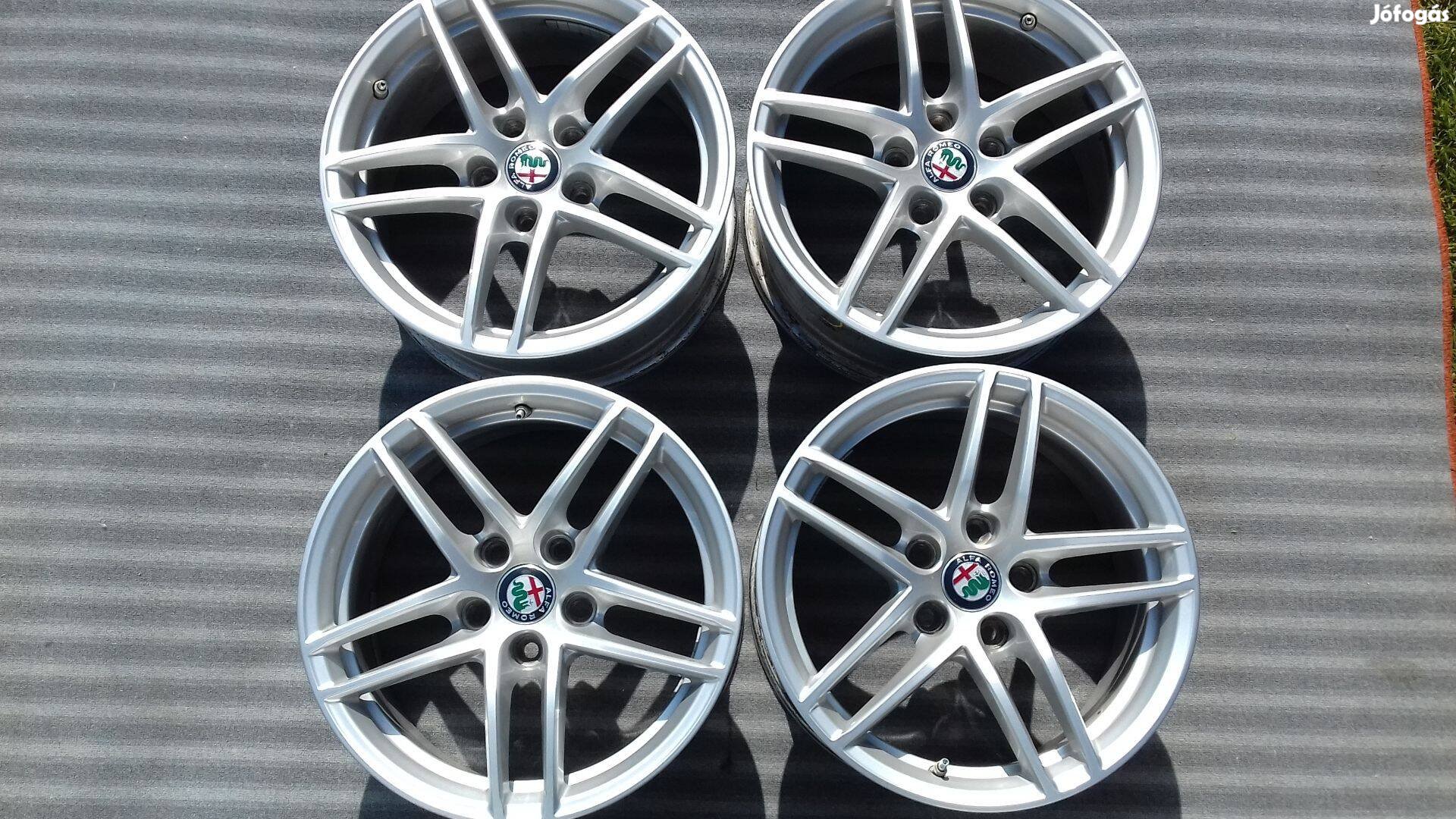 16 col 5x110 gyári Alfa Romeo alufelni garnitúra + Tpms / Fiat Opel
