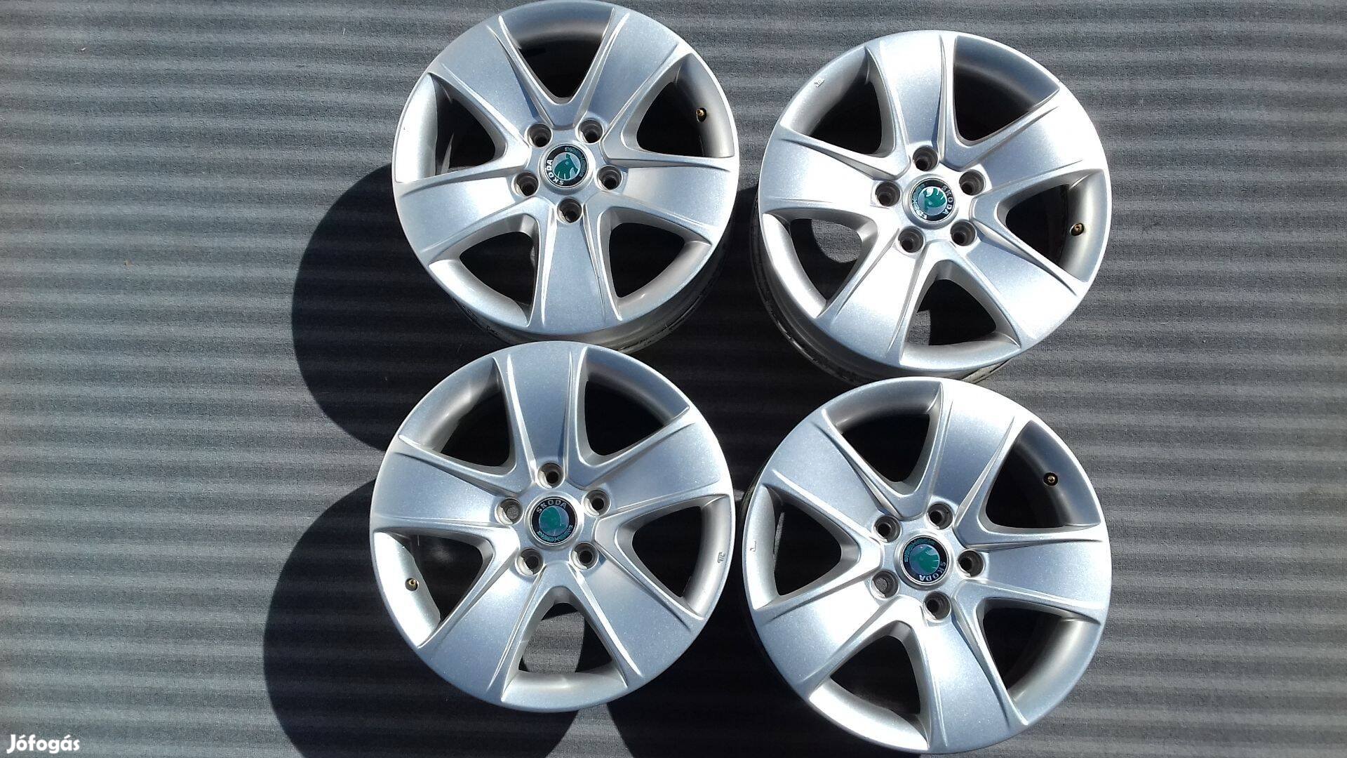 16 col 5x112 gyári Skoda alufelni / Seat Vw
