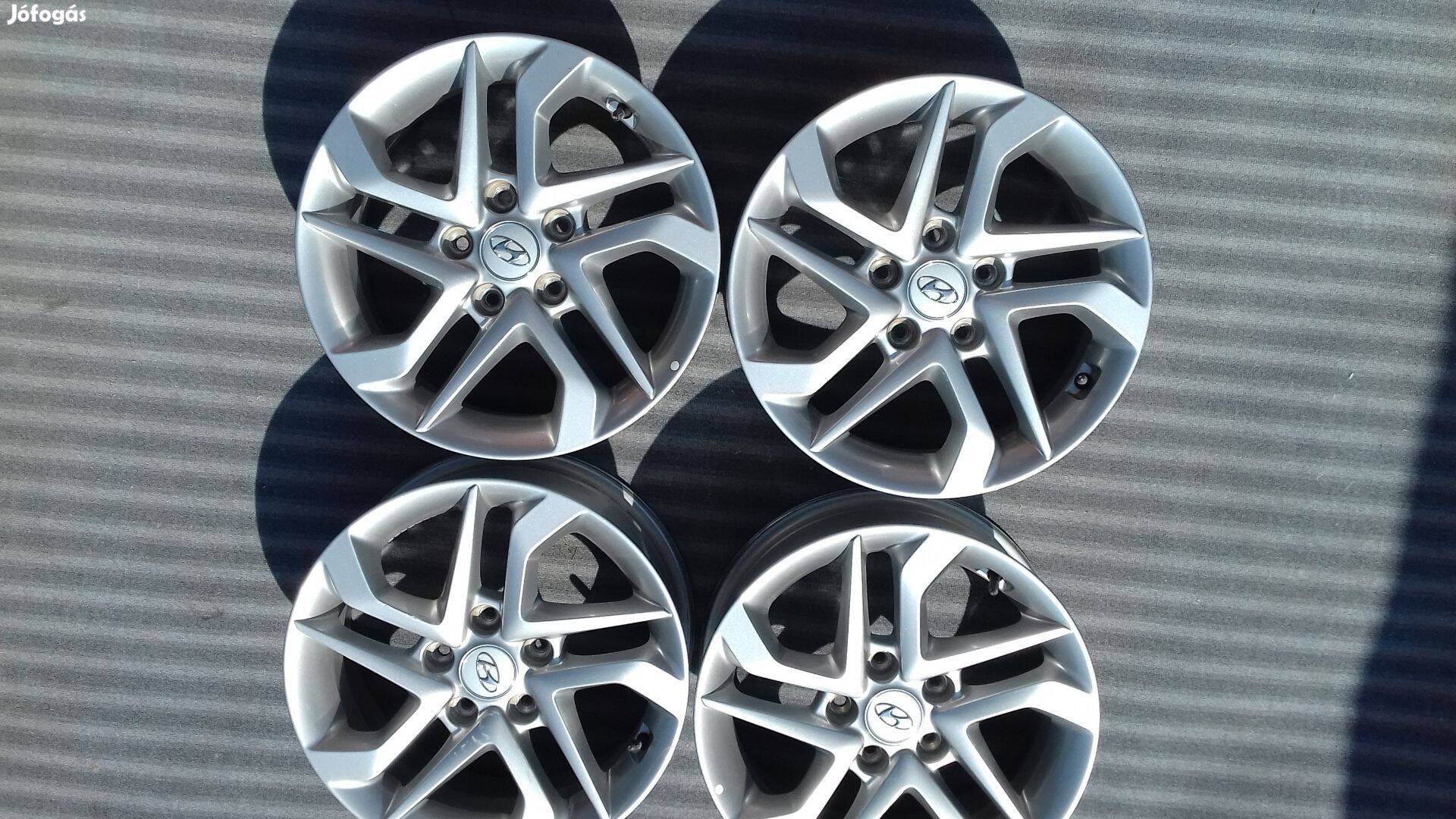 16 col 5x114,3 gyári Hyundai alufelni + Tpms - Kia Mazda stb