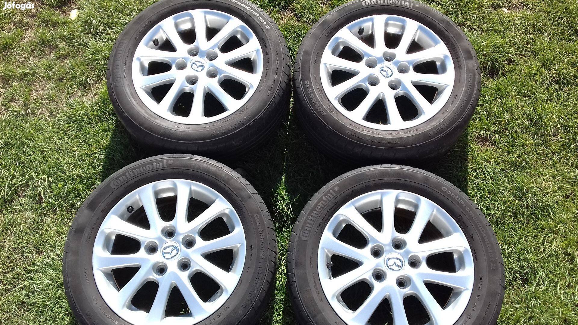 16 col 5x114,3 gyári Mazda alufelni / Kia Hyundai stb