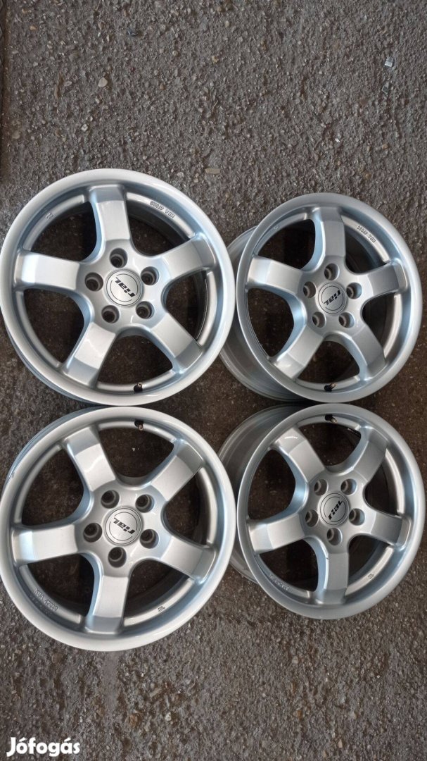 16 colos 5x112 lyukosztású szép állapotú használt Rial alu felni garni