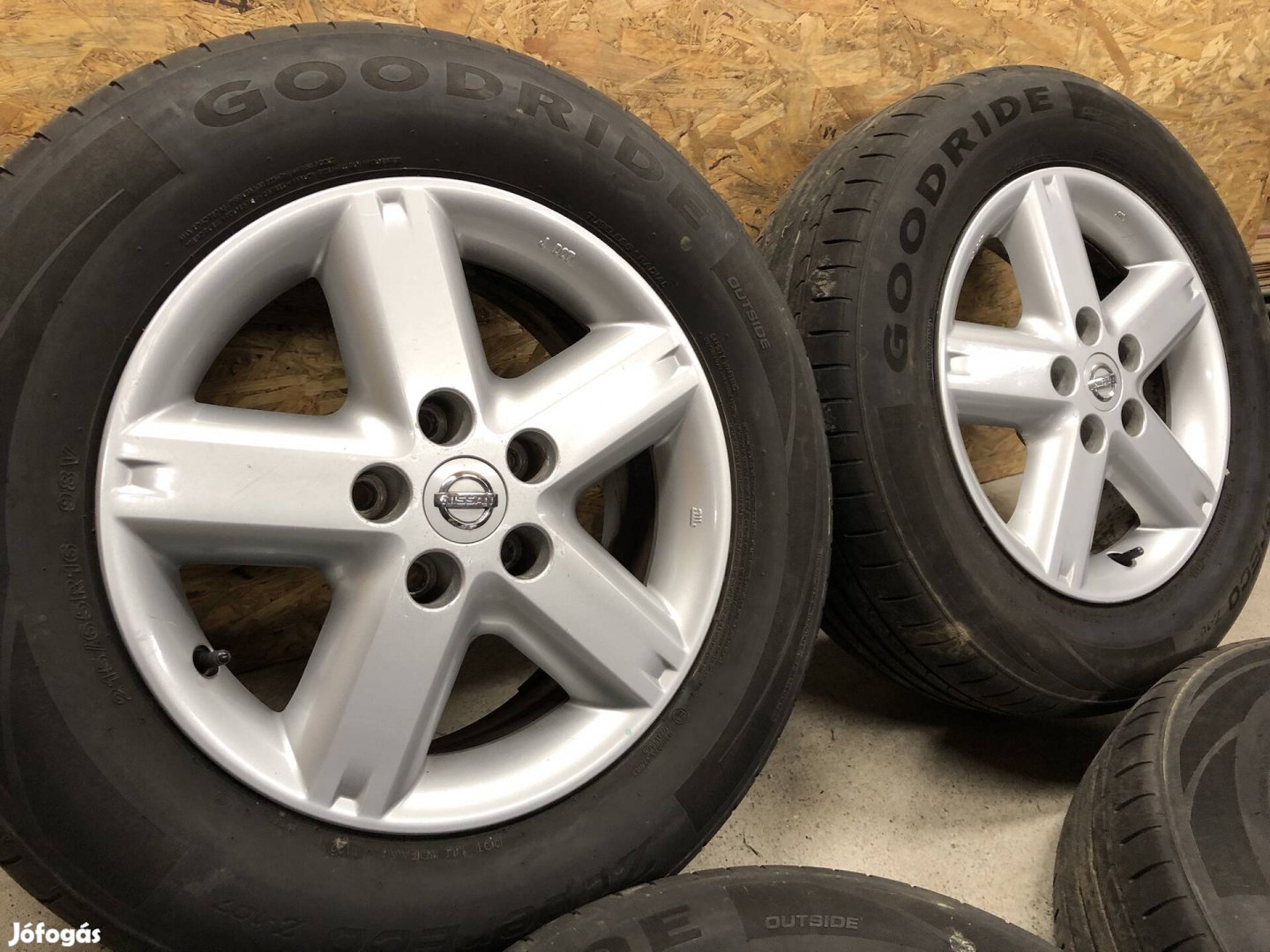 16 colos Nissan alufelni, Qashqai, X-Trail, Dacia, Renault 16 col