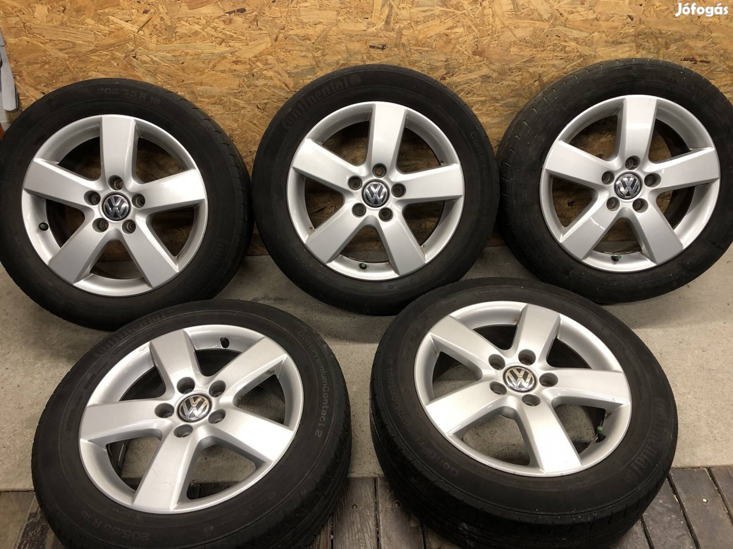 16 colos gyári VW alufelni VW Golf Touran 16 col