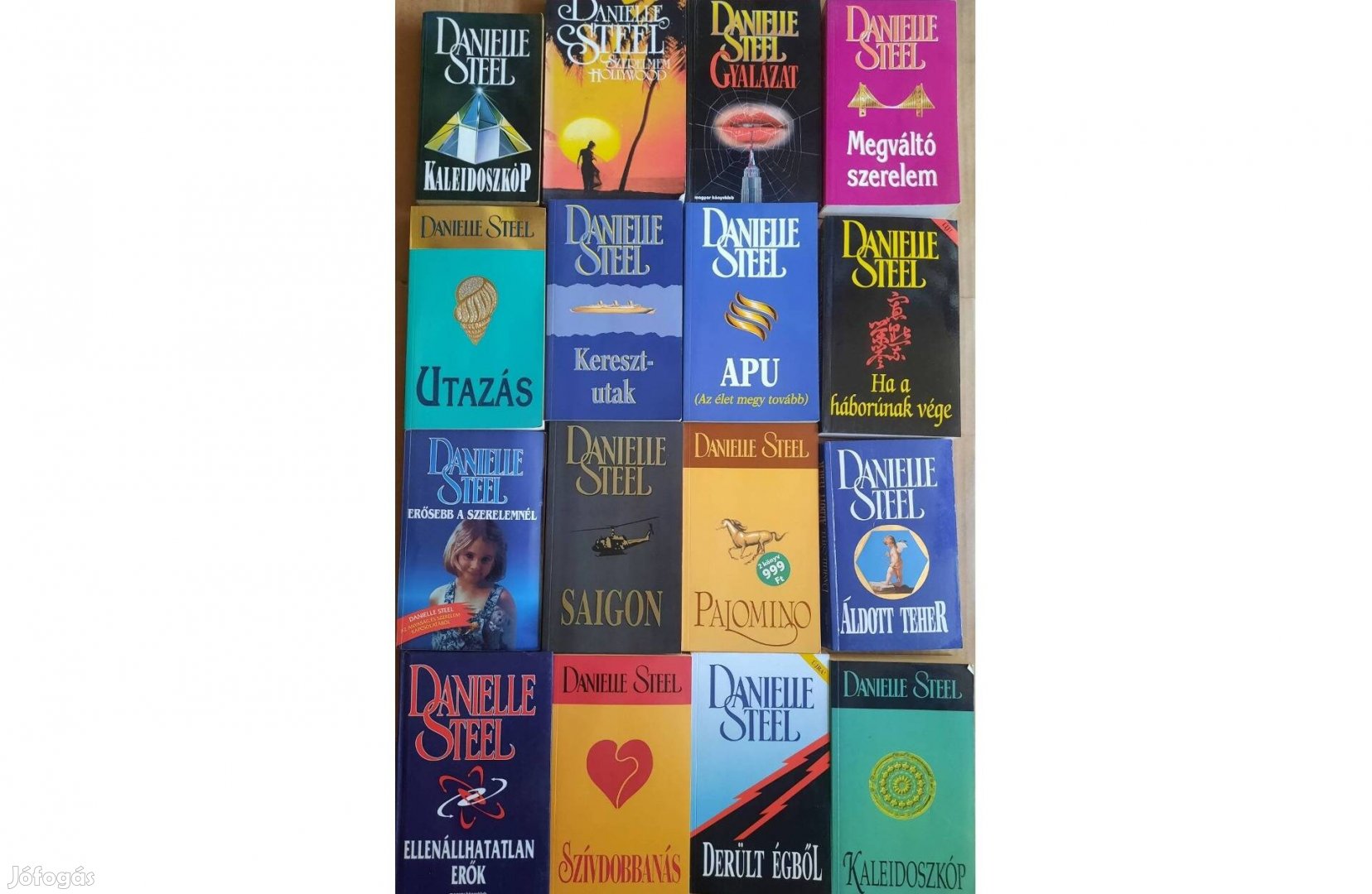 16 darab Danielle Steel könyv eladó