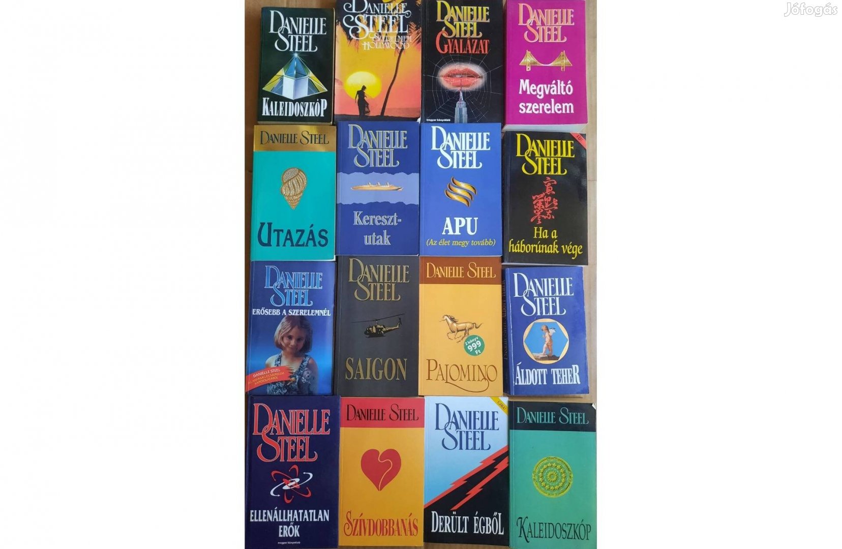 16 darab Danielle Steel könyv eladó