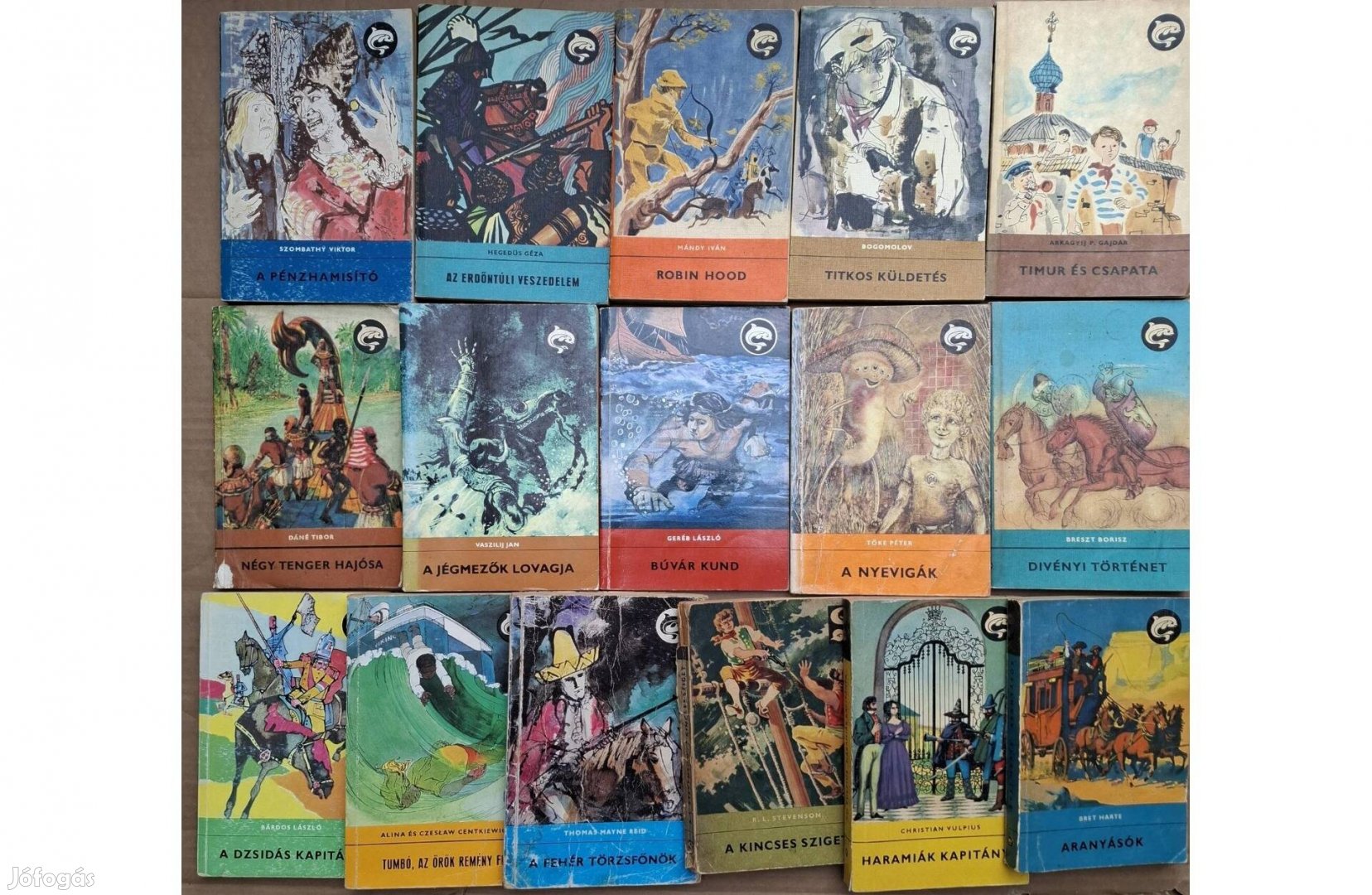 16 darab Delfin könyv eladó