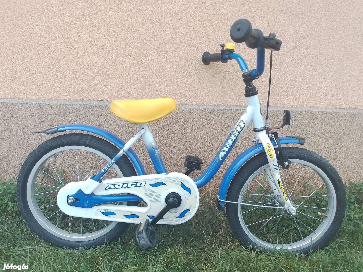 16-os Avigo Felix kontrafékes gyerek kerékpár bicikli. 