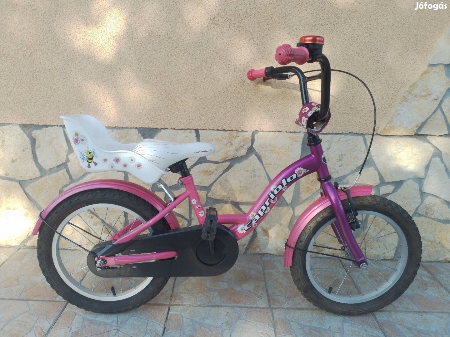 16-os Capriolo kontrafékes kislány kerékpár bicikli.