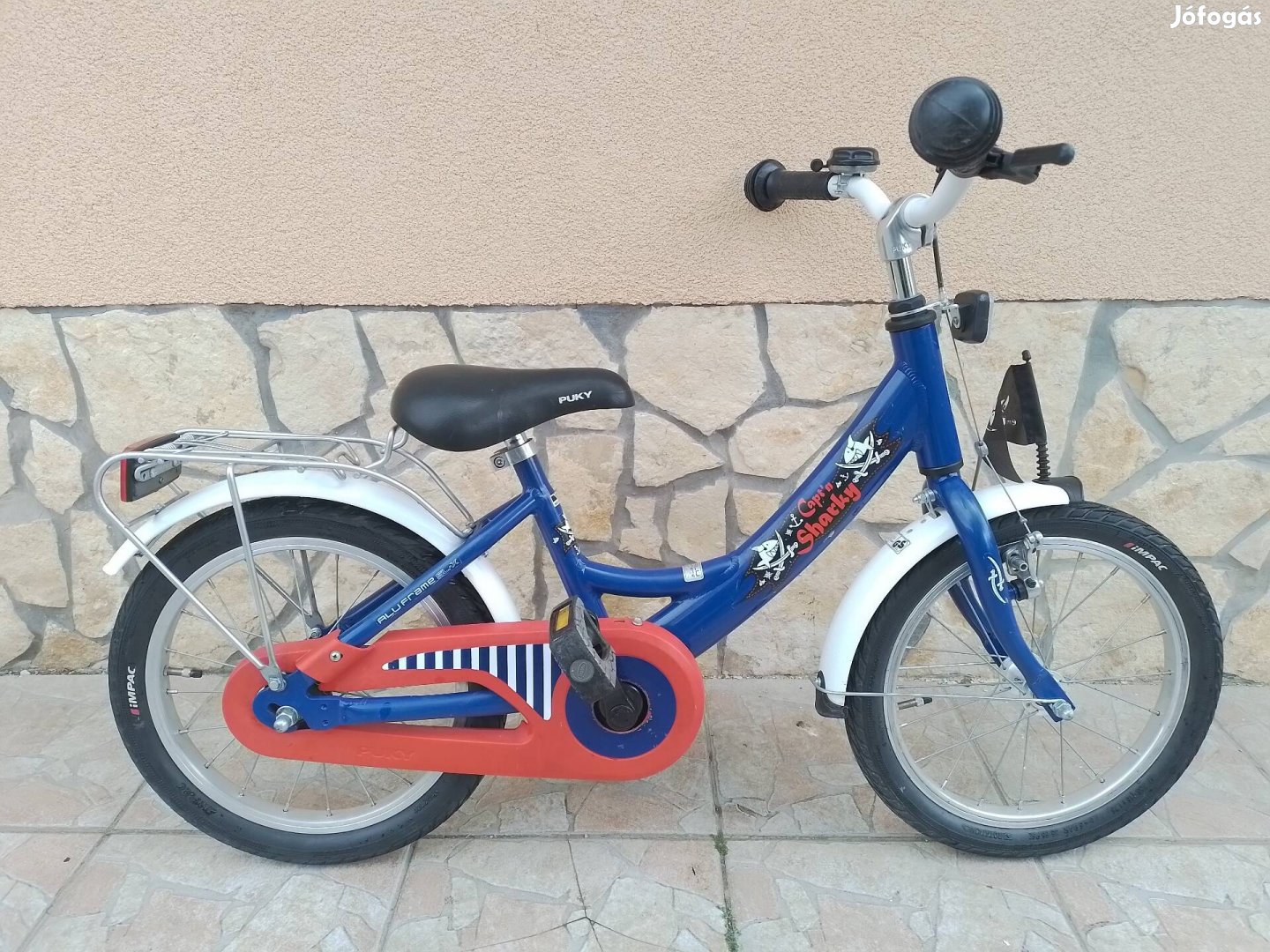 16-os Puky aluvázas kontrafékes gyerek kerékpár bicikli. 