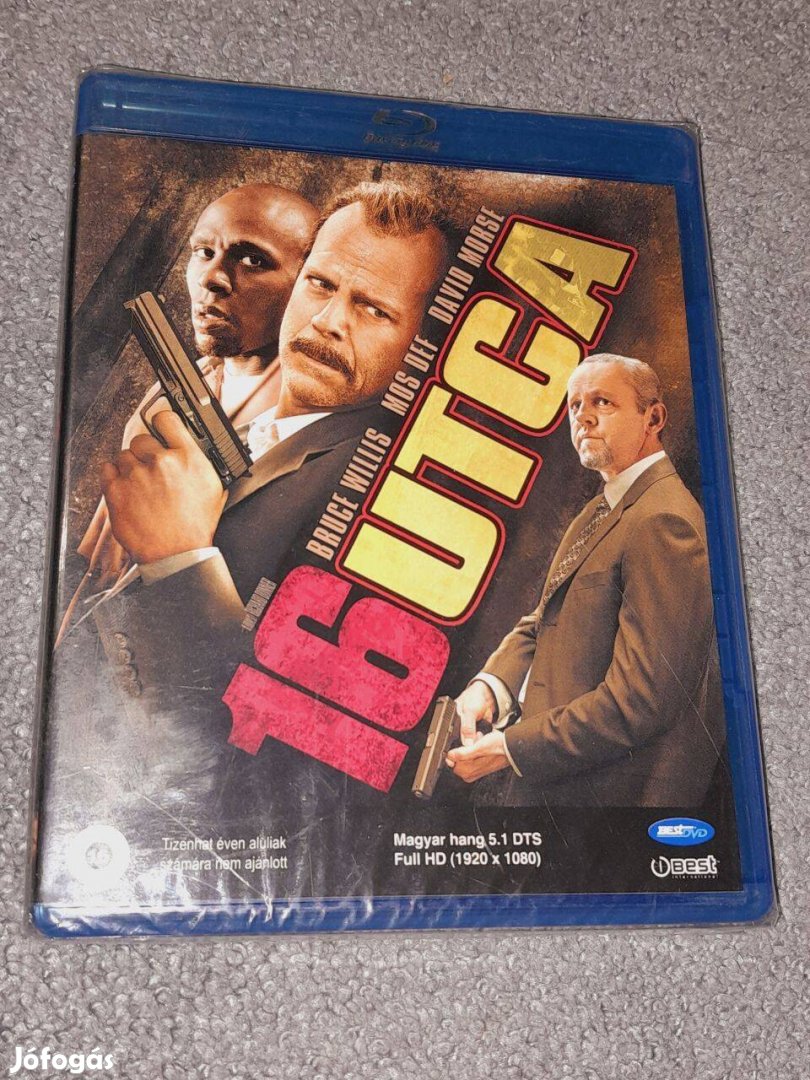 16 utca Blu-Ray (2006) Új, fóliás Szinkronizált (Bruce Willis) Blu ray