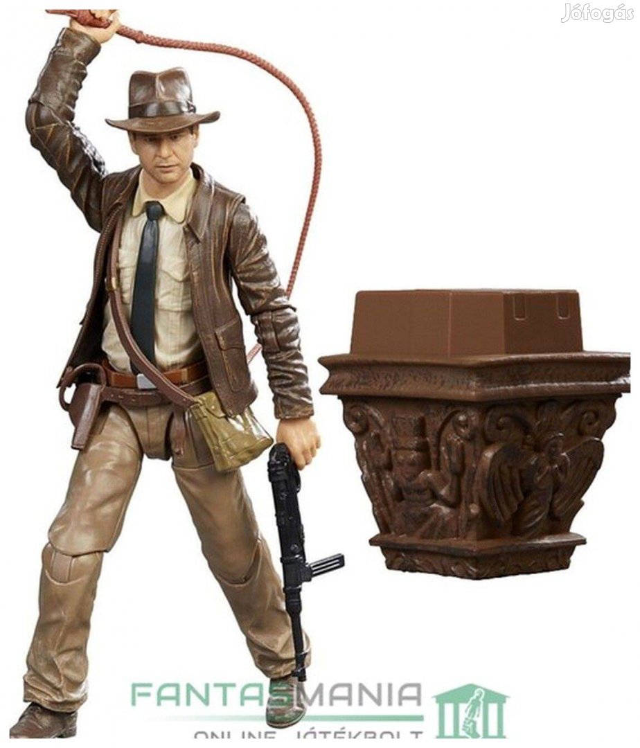16cm Indiana Jones figura Adventure Series Géppisztolyos Indy figura