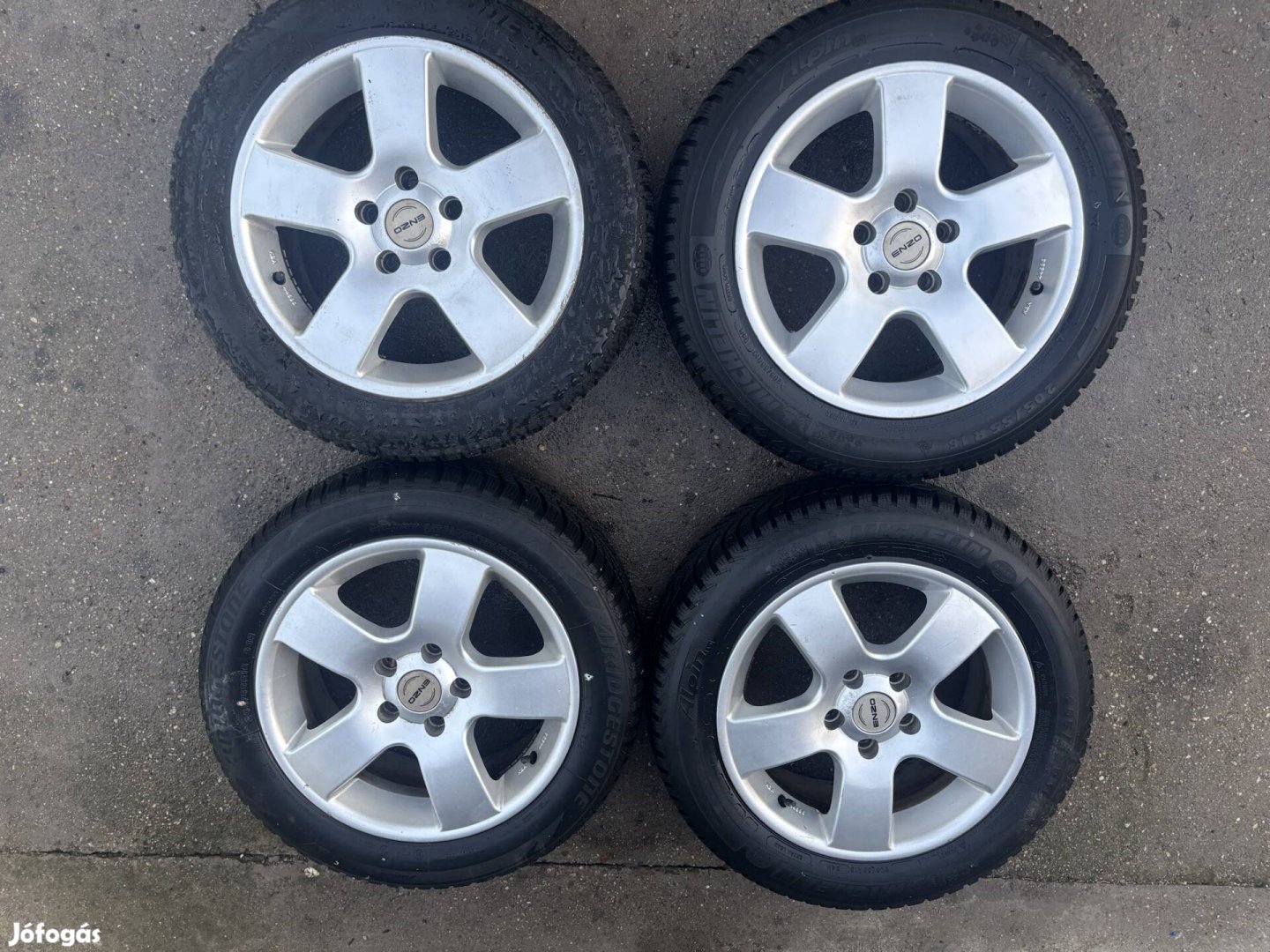 16col 5x112 57,1 agyméret Enzo alufelni