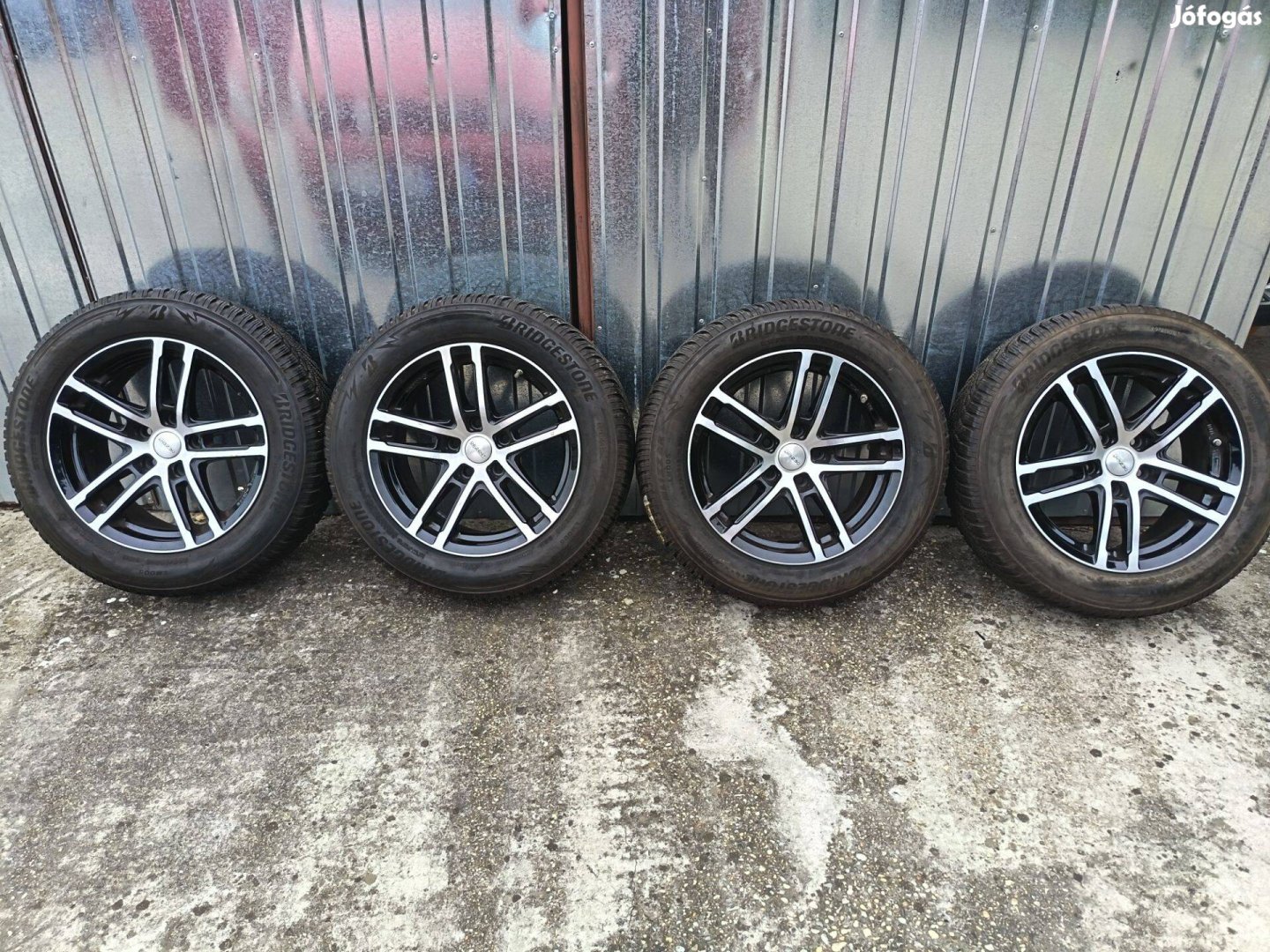 16os alufelni,5x112,205/60r16 téli gumival,ET22