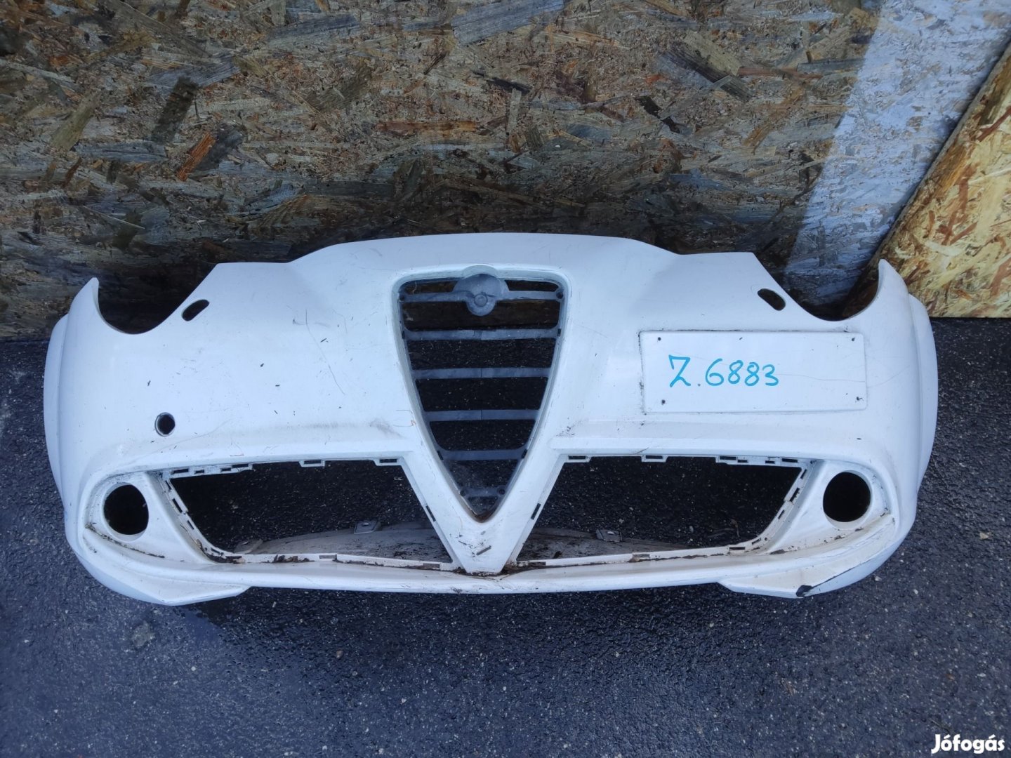 172957 Alfa Romeo MiTo 2008-2013 fehér színű első lökhárító