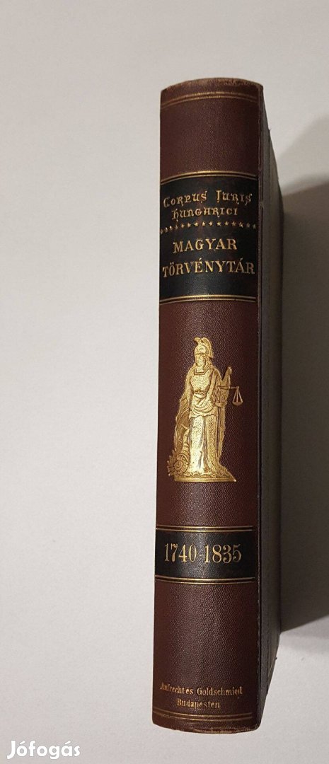 1740 - 1835 évi törvényczikkek Corpus Juris Hungarici Millenniumi