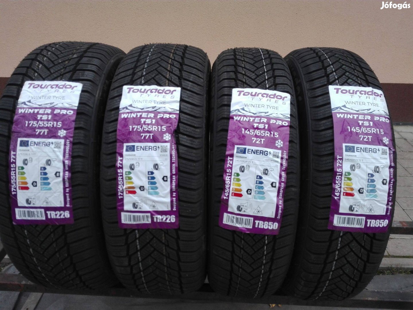 175/55R15 145/65R15 Új Tourador téli gumi garnitúra