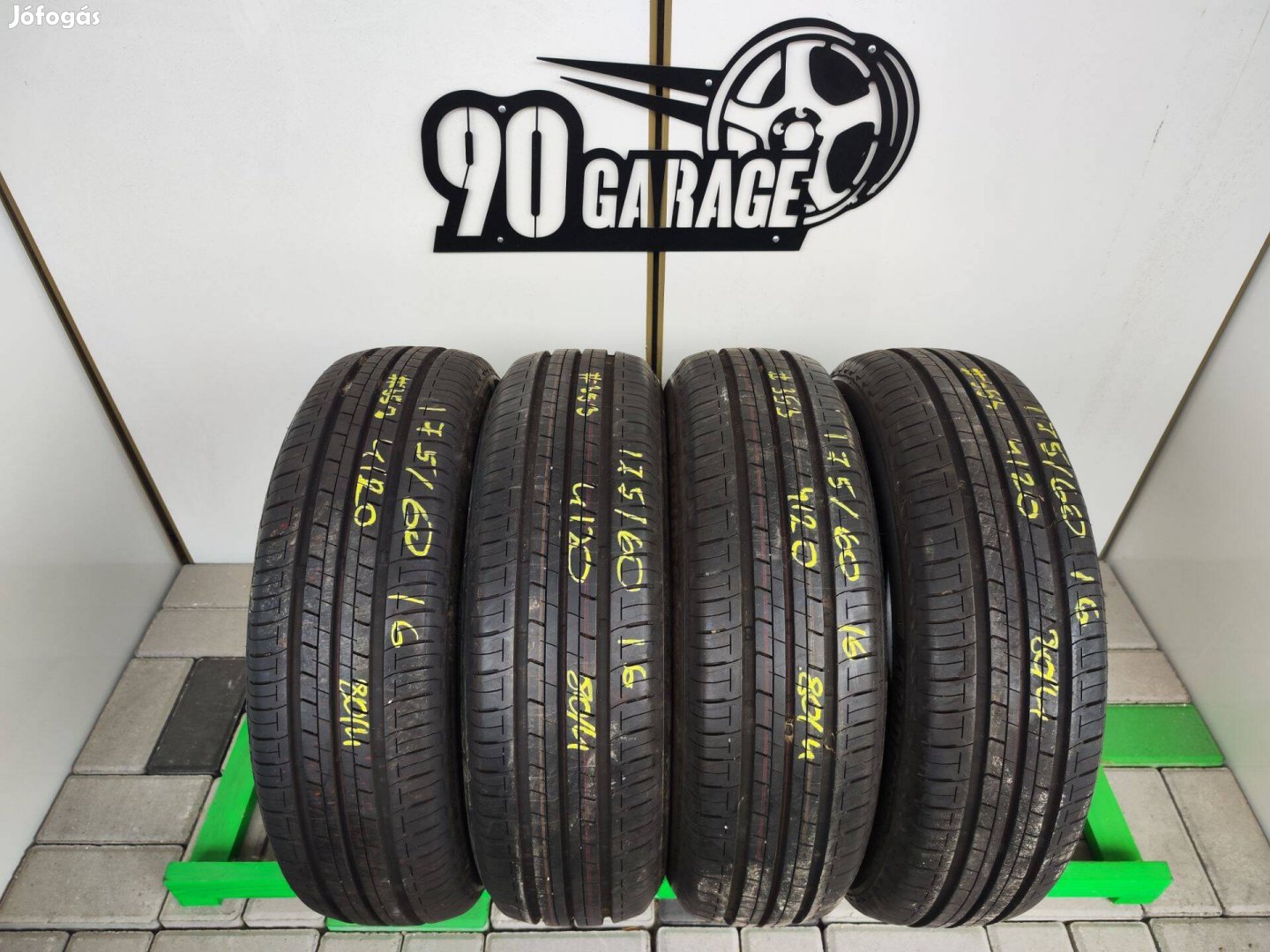 175/60 R16 Bridgestone 4db Újszerű Nyárigumi 90Garage #353