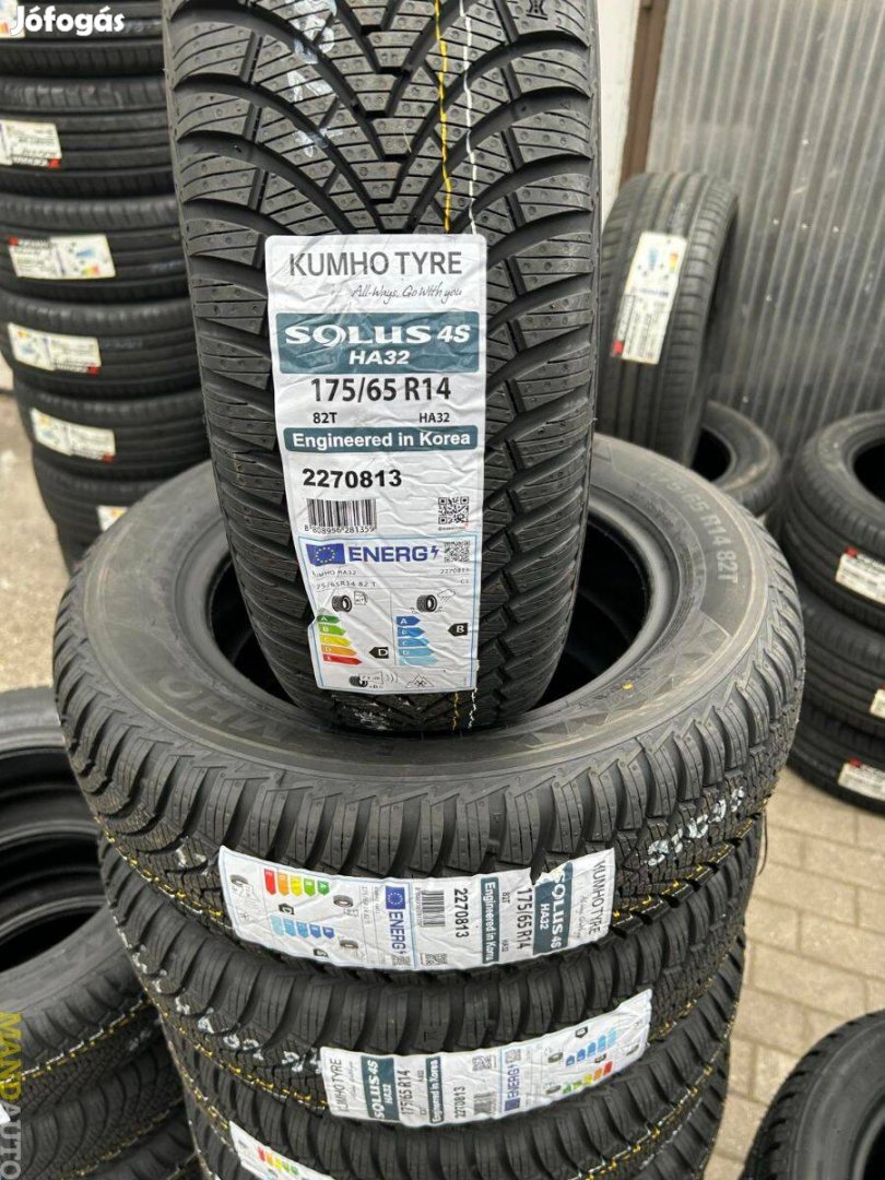 175/65R14 Kumho 4Season HA32,Új négy évszakos gumi