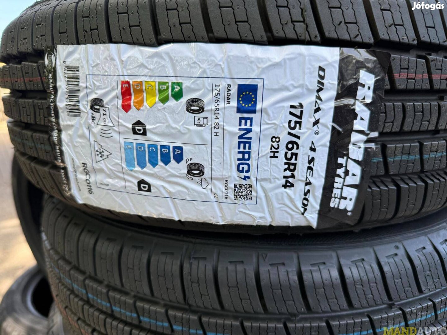 175/65R14 RADAR Dimax 4season