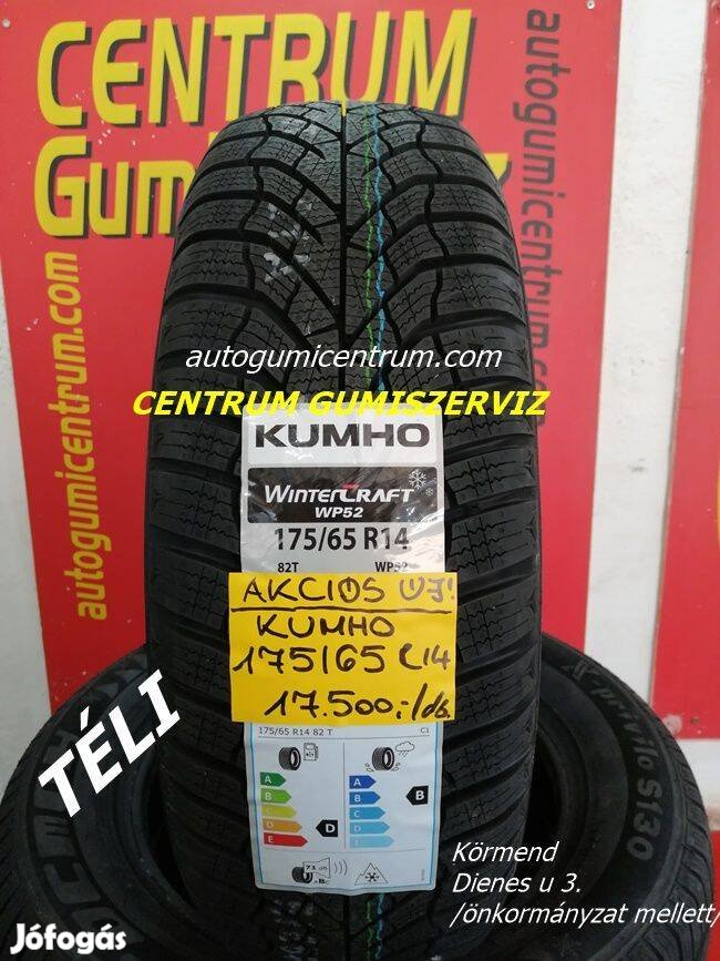 175/65R14 T WP52 Wintercraft Kumho téli