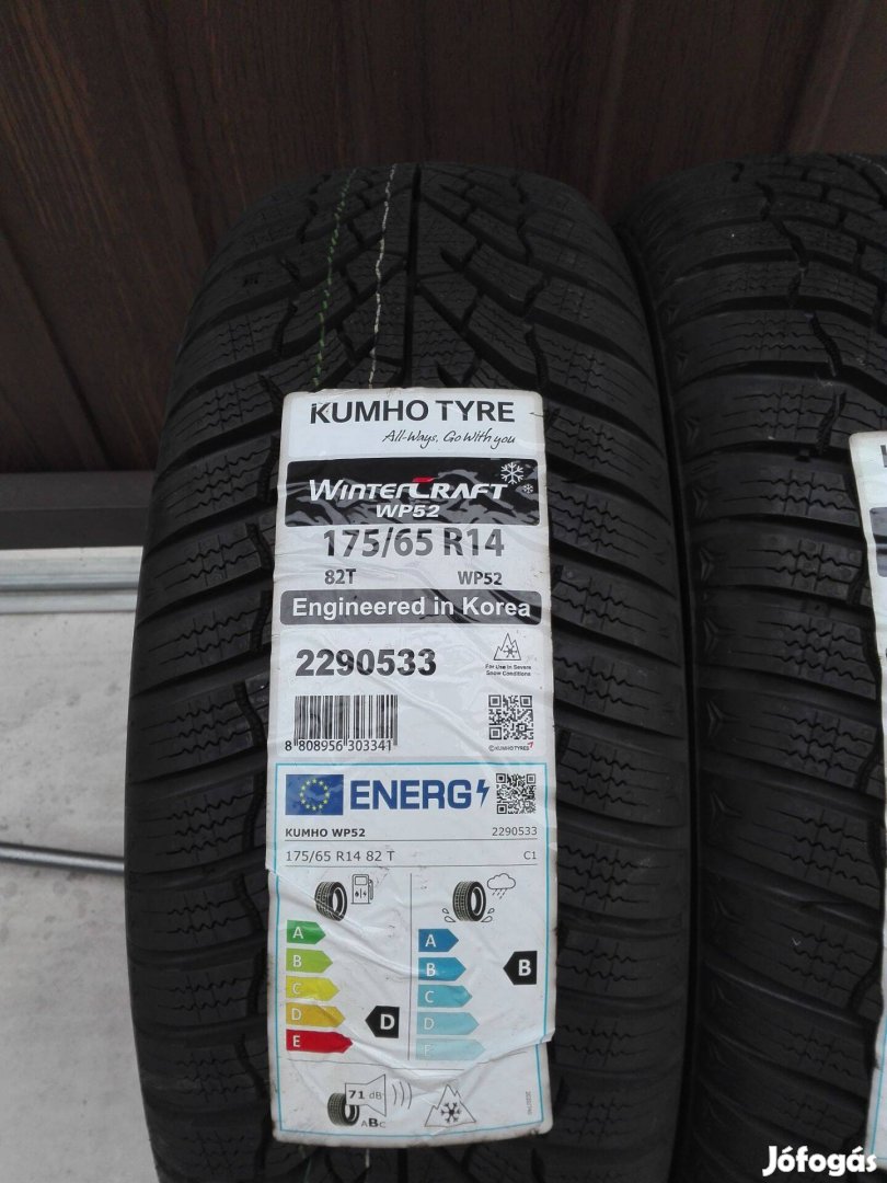 175/65R14 Új Kumho téli gumi garnitúra 175/65 r14