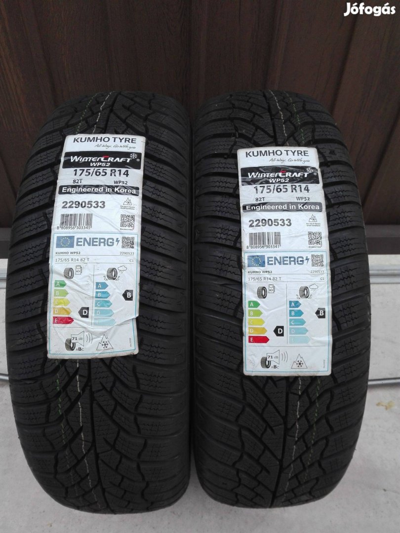 175/65R14 Új Kumho téli gumi garnitúra 175/65 r14