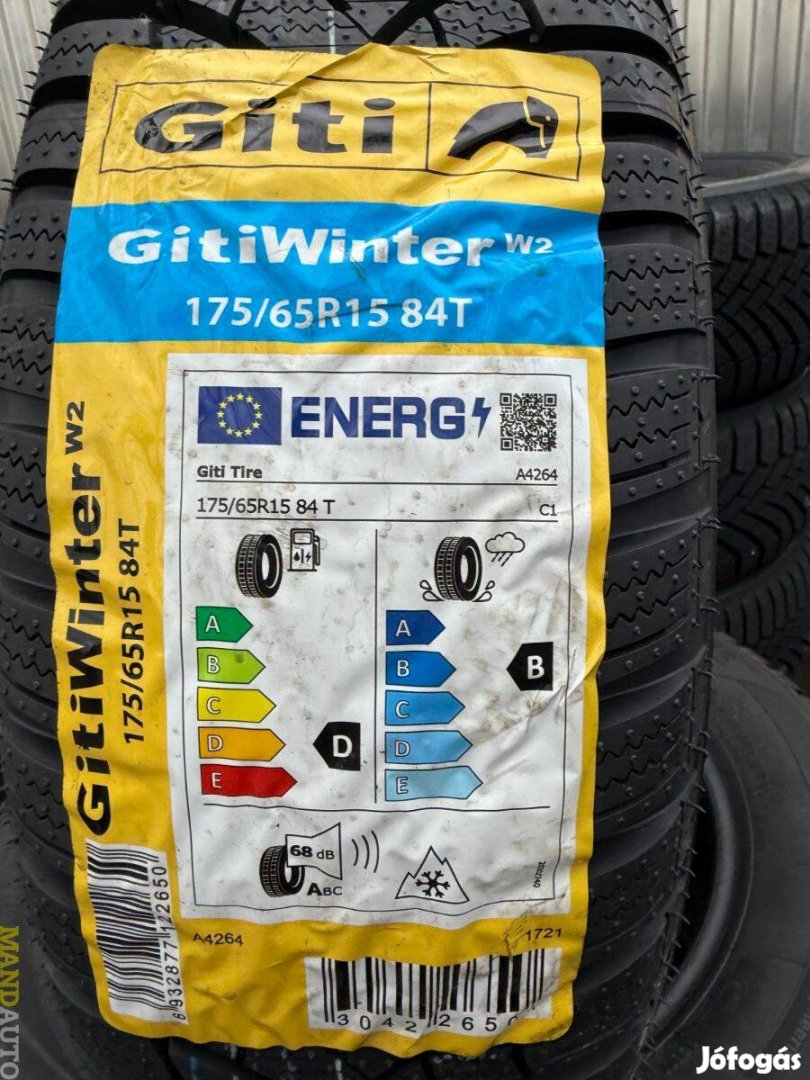 175/65R15 Giti Winter W2(German Engineering),Új téli gumi