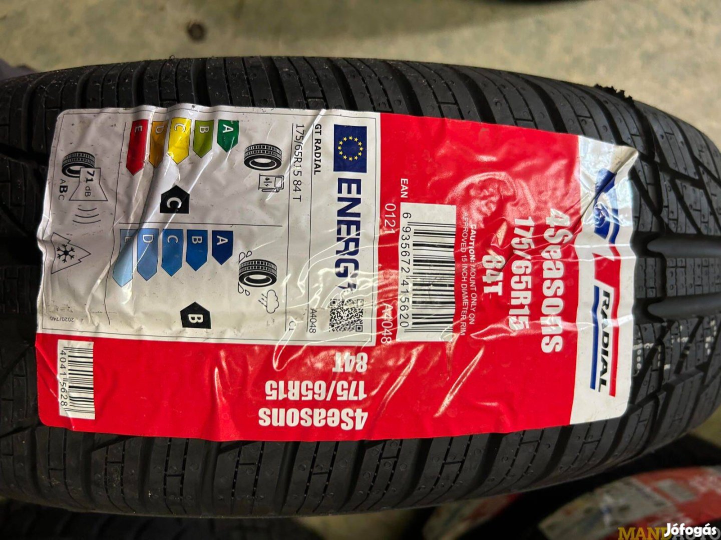 175/65R15 Gtradial 4Season,Új négy évszakos gumi